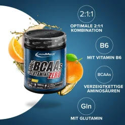 100% BCAAs + Glutamine Zero (500g)