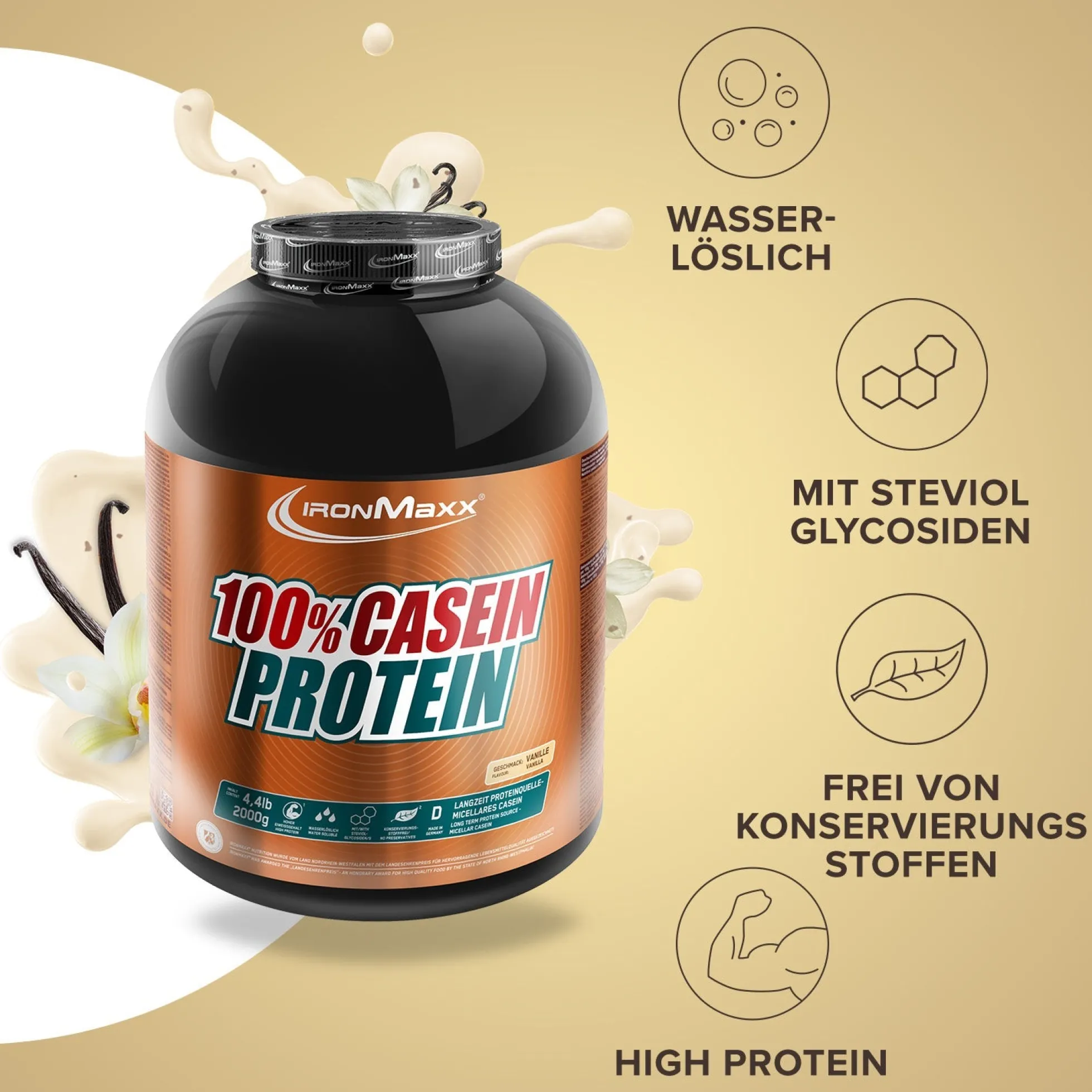 100% Casein Protein (2000g)