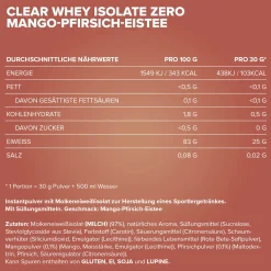 Clear Whey Isolate ZERO (400g)