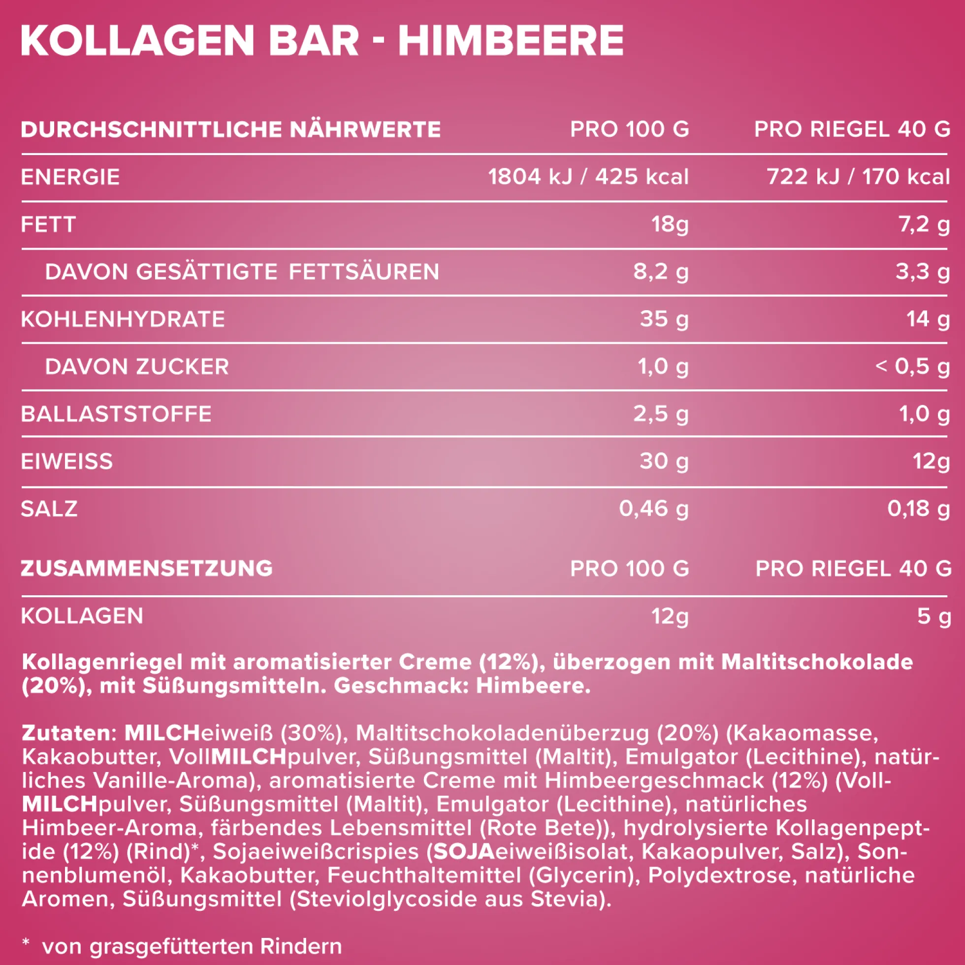 Collagen Bar (12x40g)