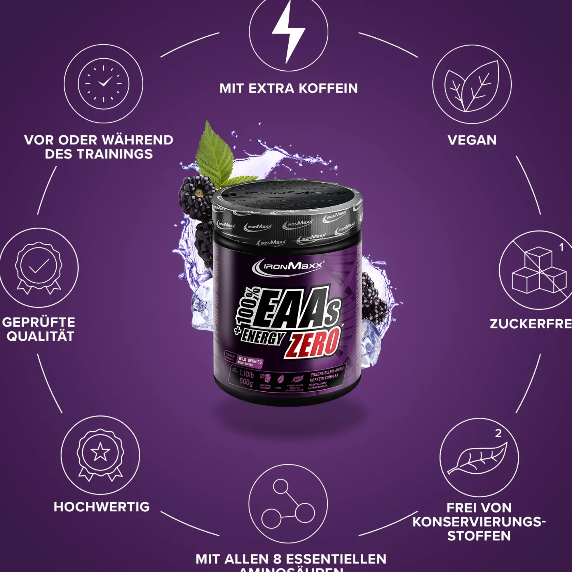 EAAs + Energy ZERO (500g)