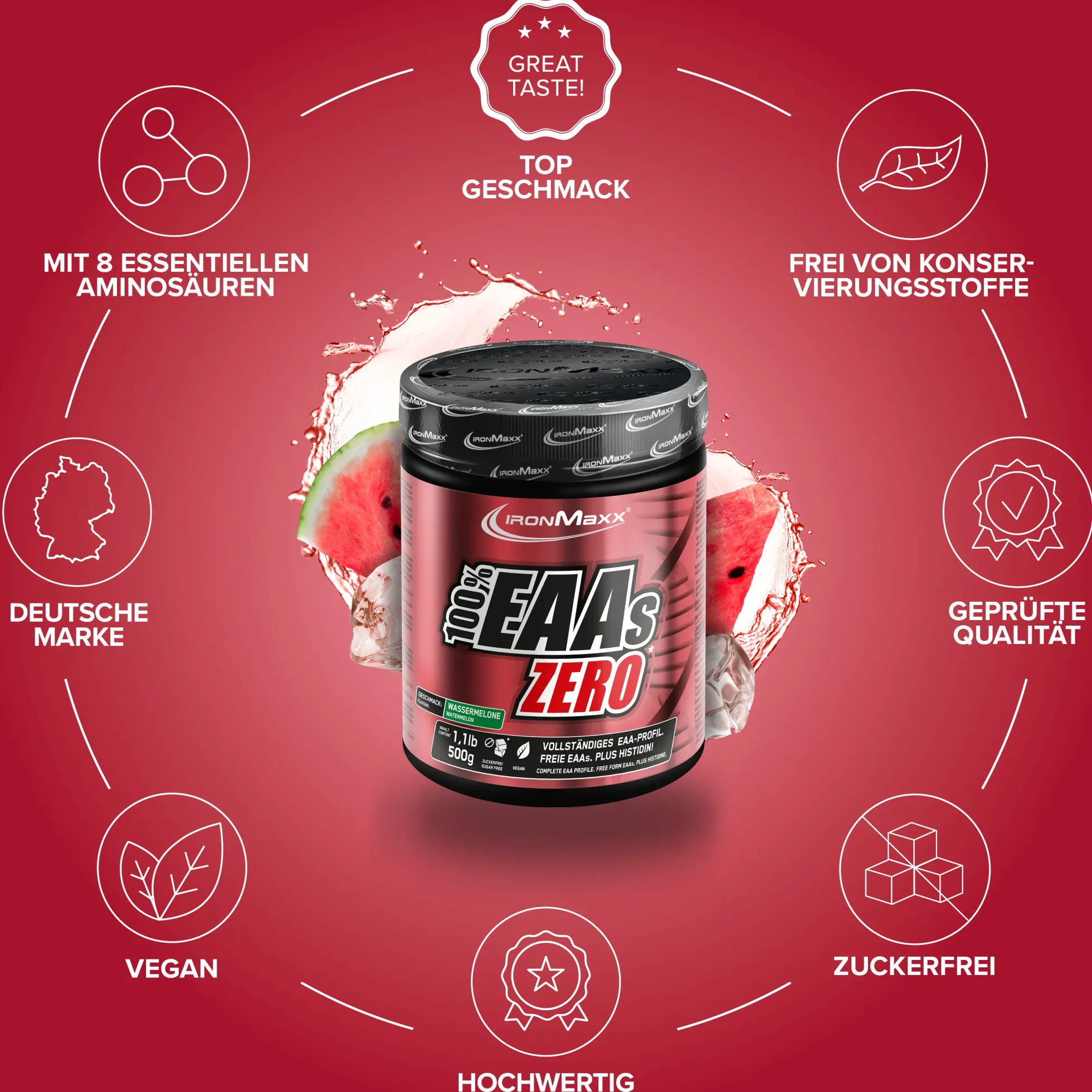 100% EAAs Zero (500g)