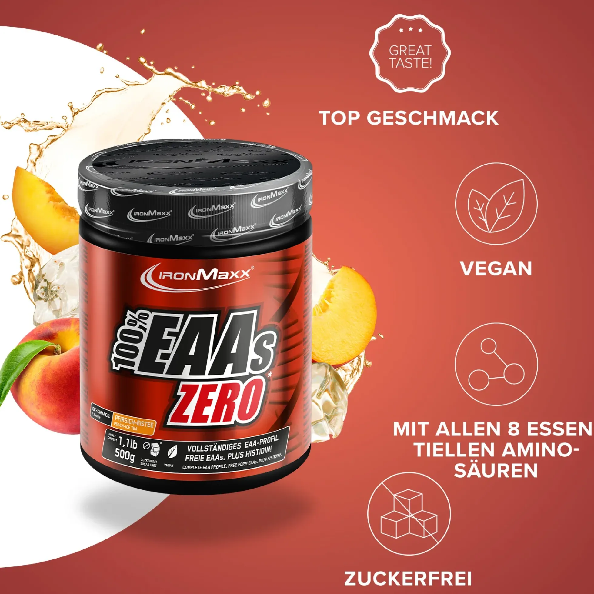 100% EAAs Zero (500g)