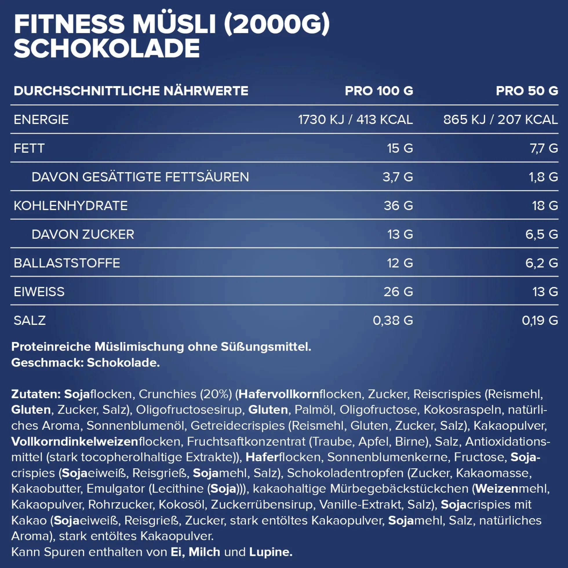 Fitness Müsli (2000g)