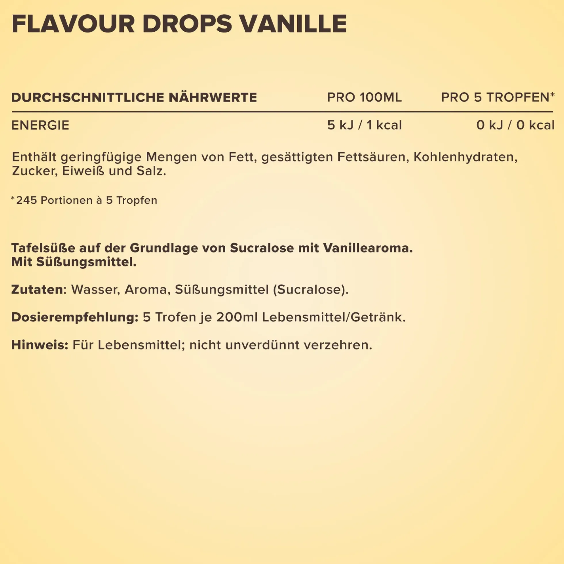 Flavour Drops (50ml)