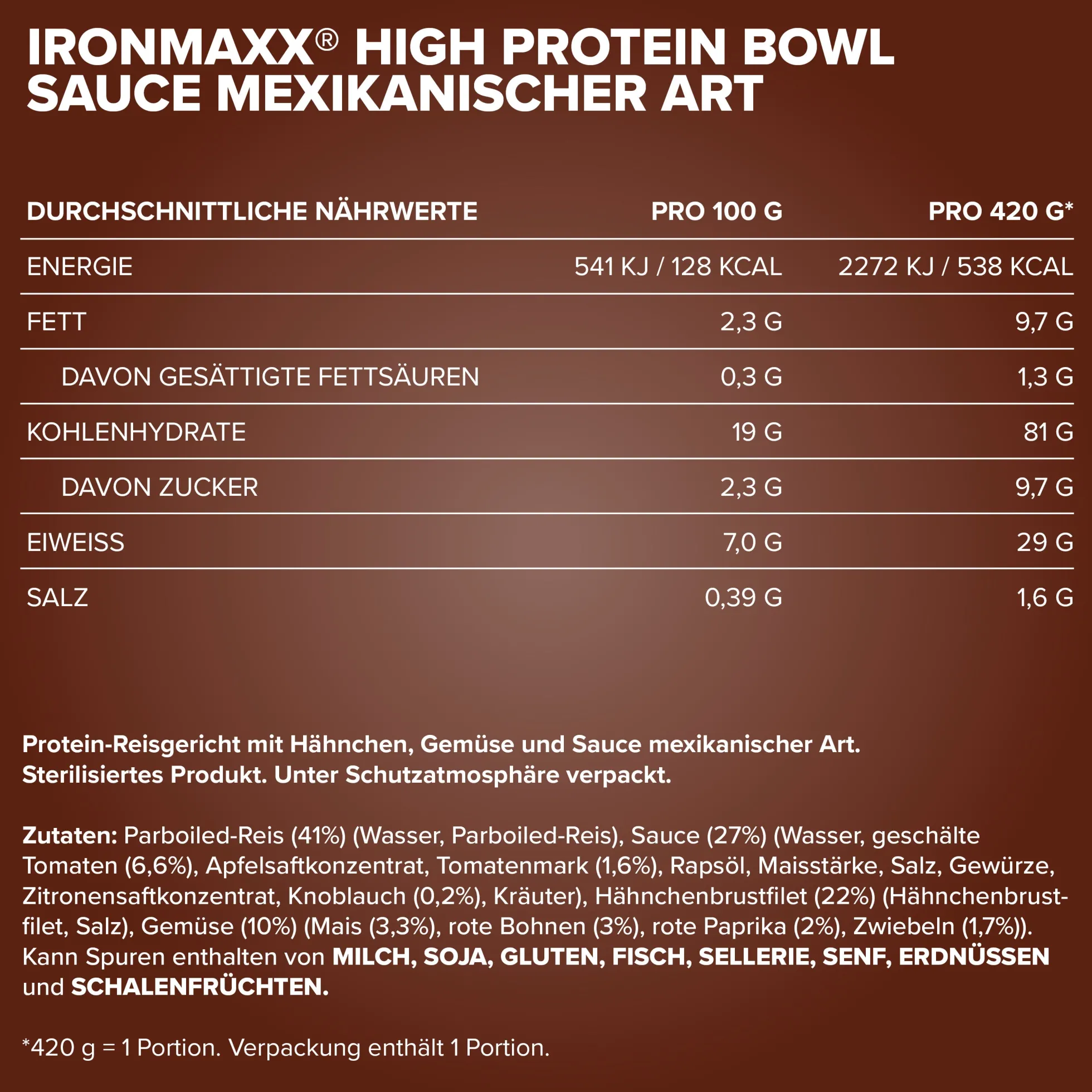 High Protein Bowl (420g)
