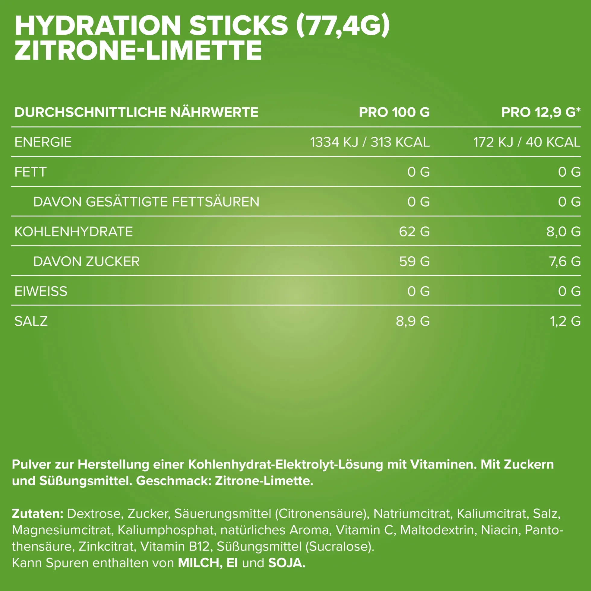 Hydration Sticks (6x12,9g)