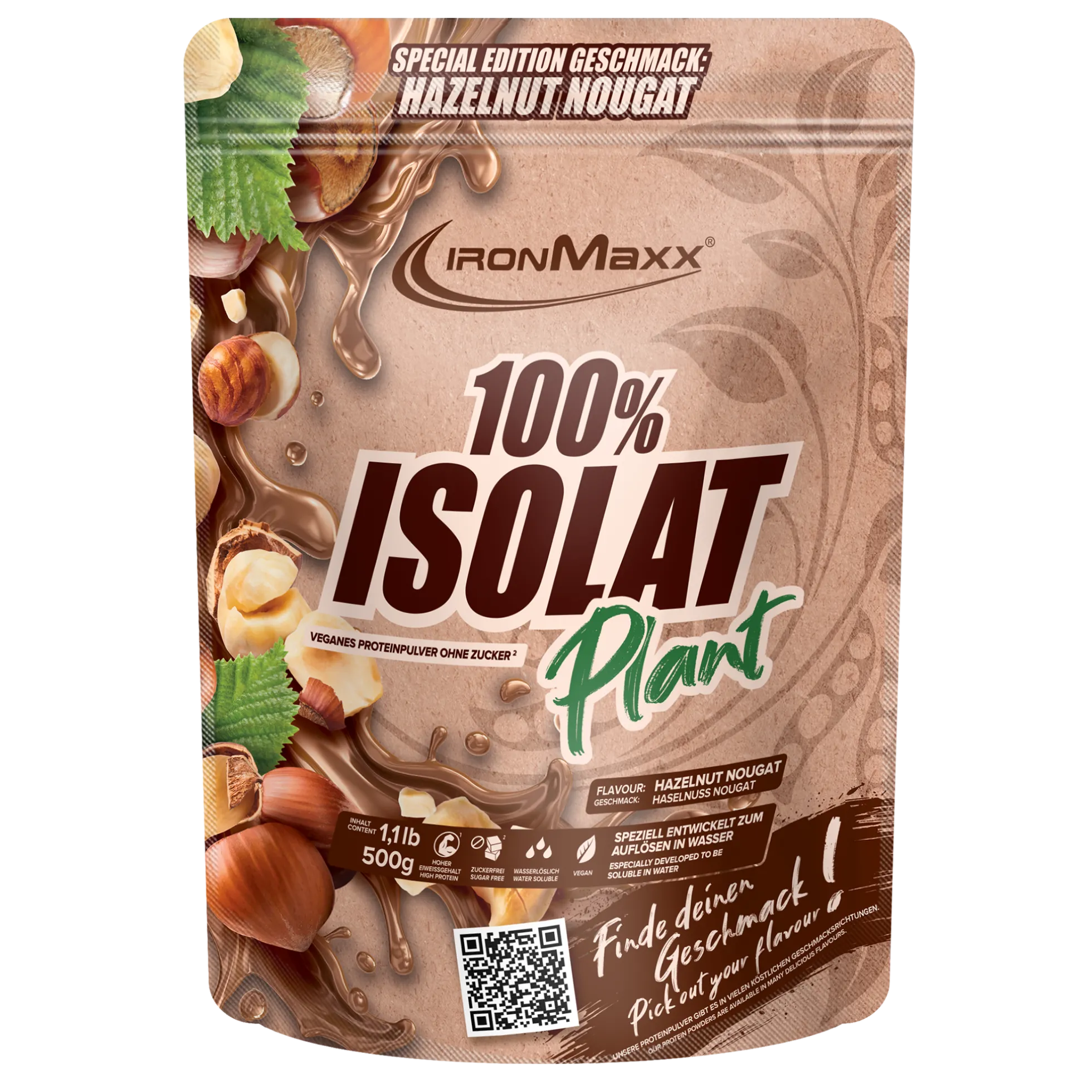 100% Isolat Plant (500g)