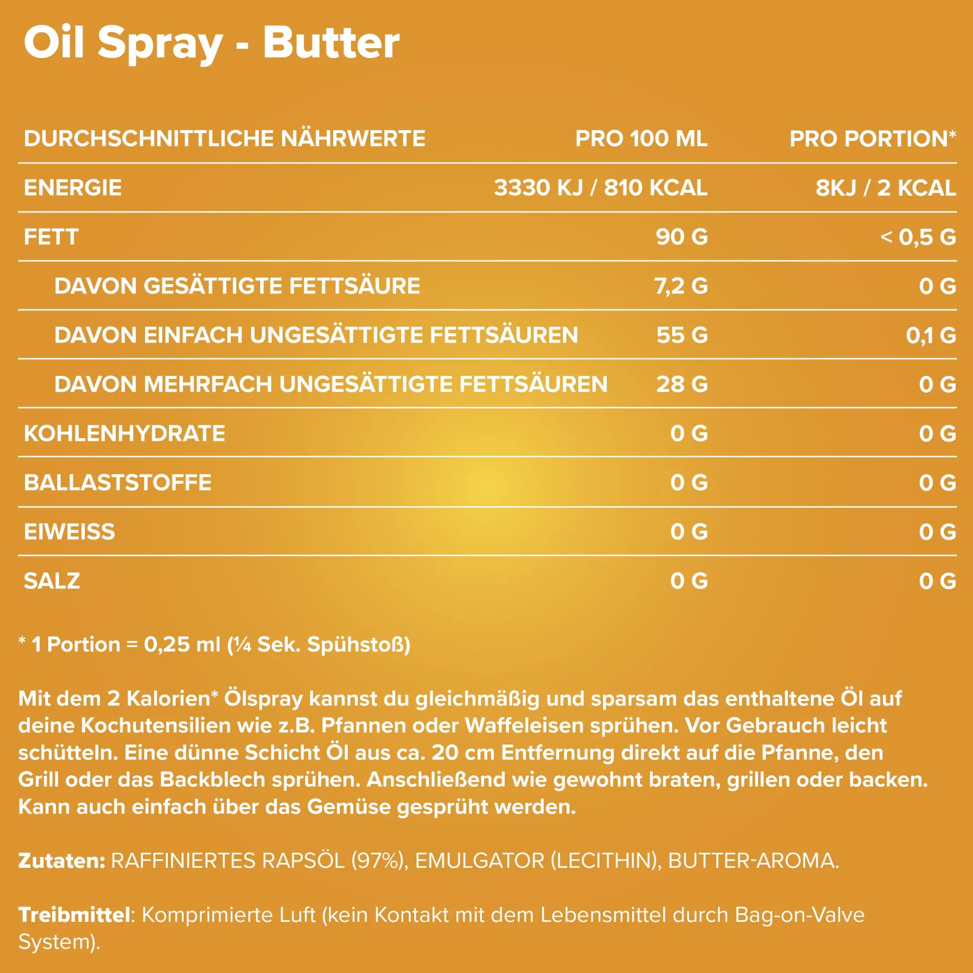 2 kcal Oil Spray (200ml)