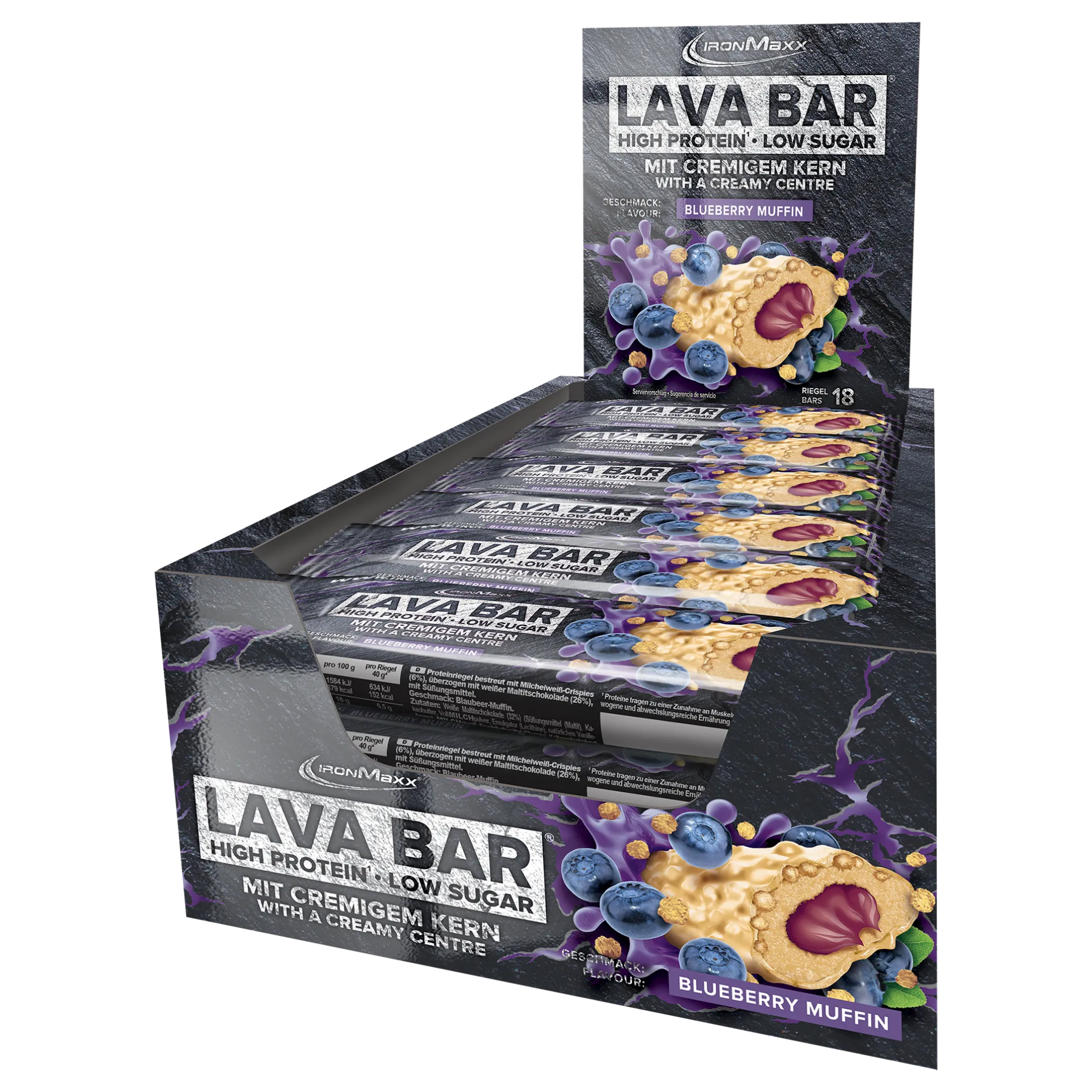 Lava Bar Protein Riegel (18x40g)