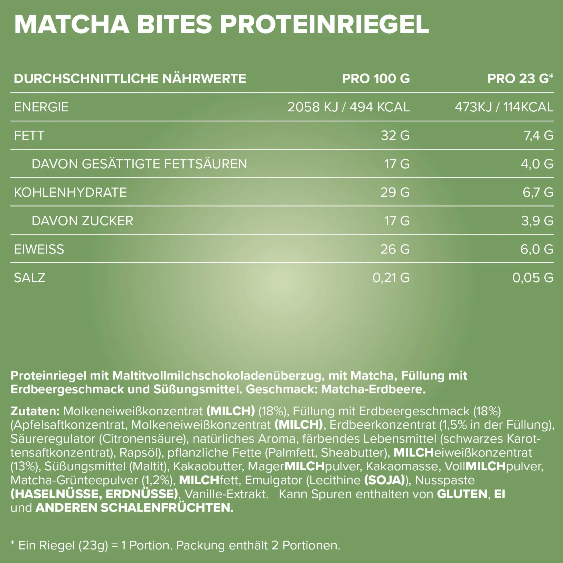 Matcha Bites (24x46g)