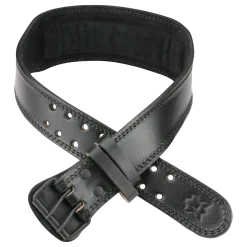 Premium Lifting Belt Black Leather