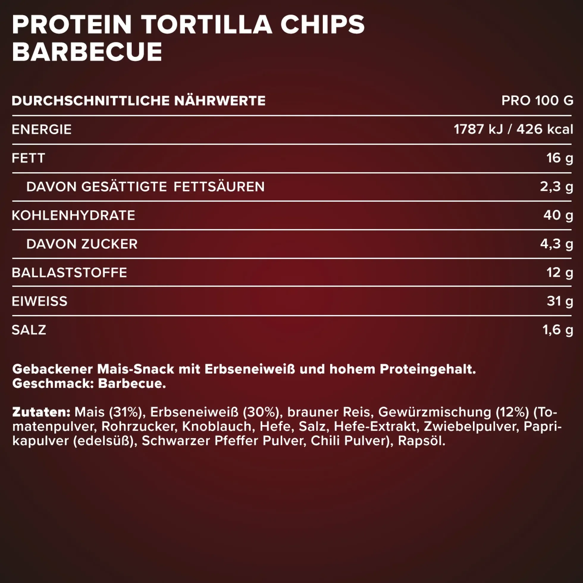 Protein Tortilla Chips 1.0 (60g)