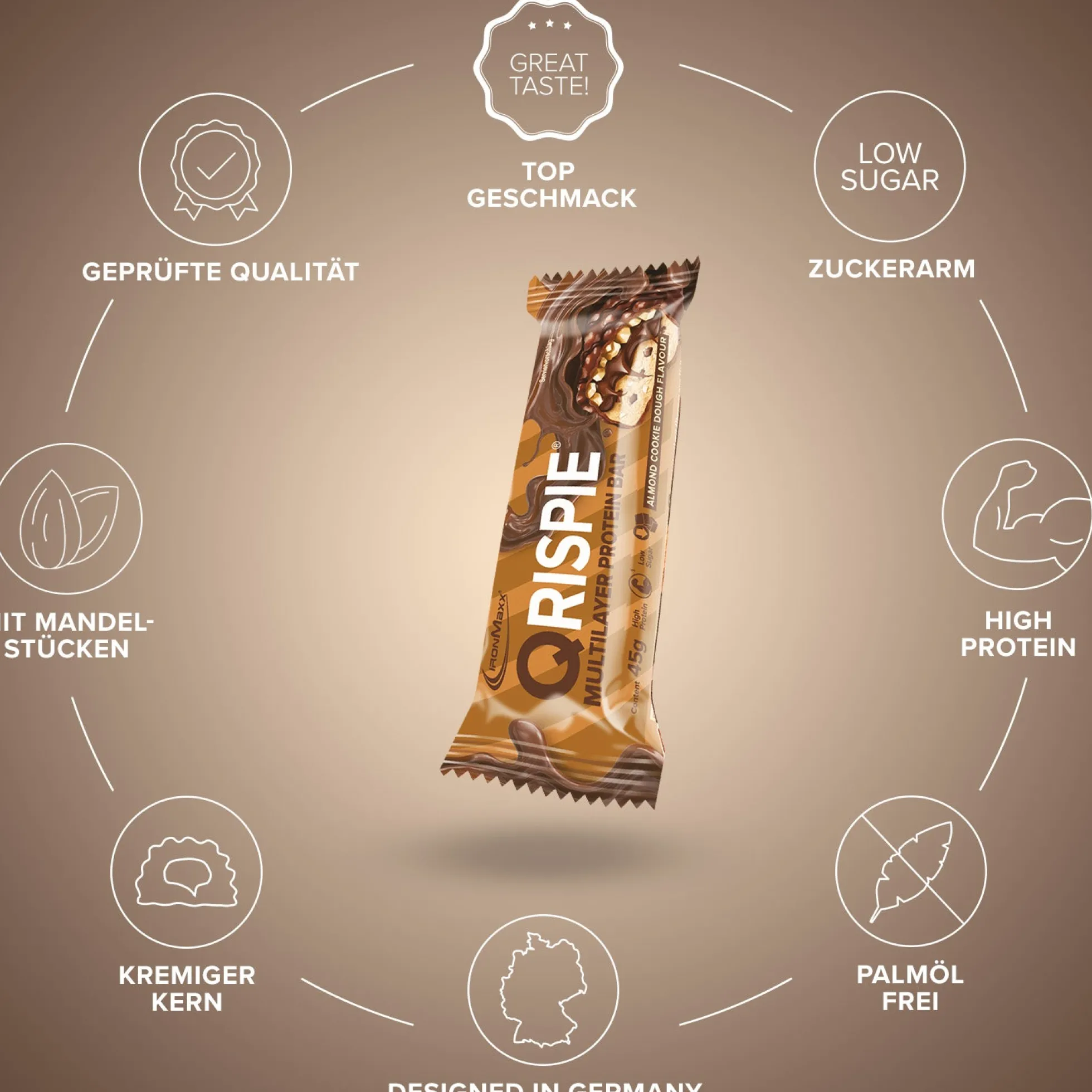 Qrispie Protein Riegel (45g)