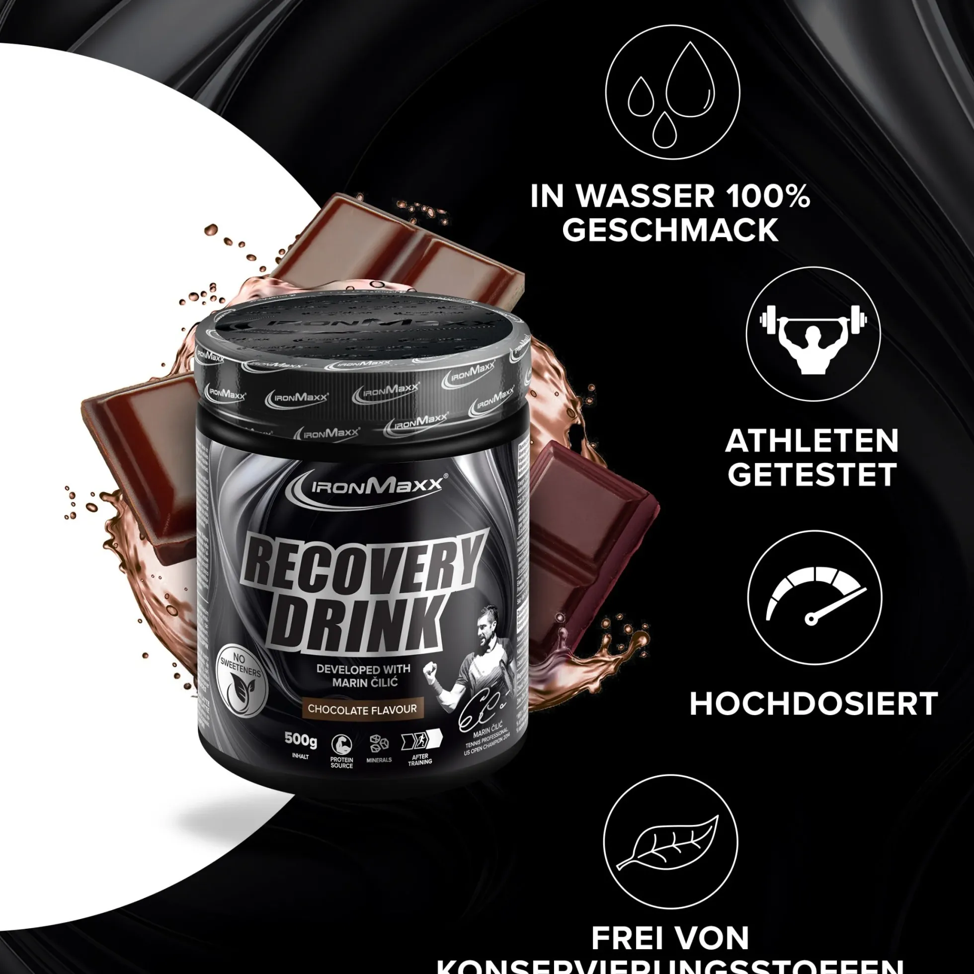 Recovery Drink Pulver by Marin Cilic (500g)