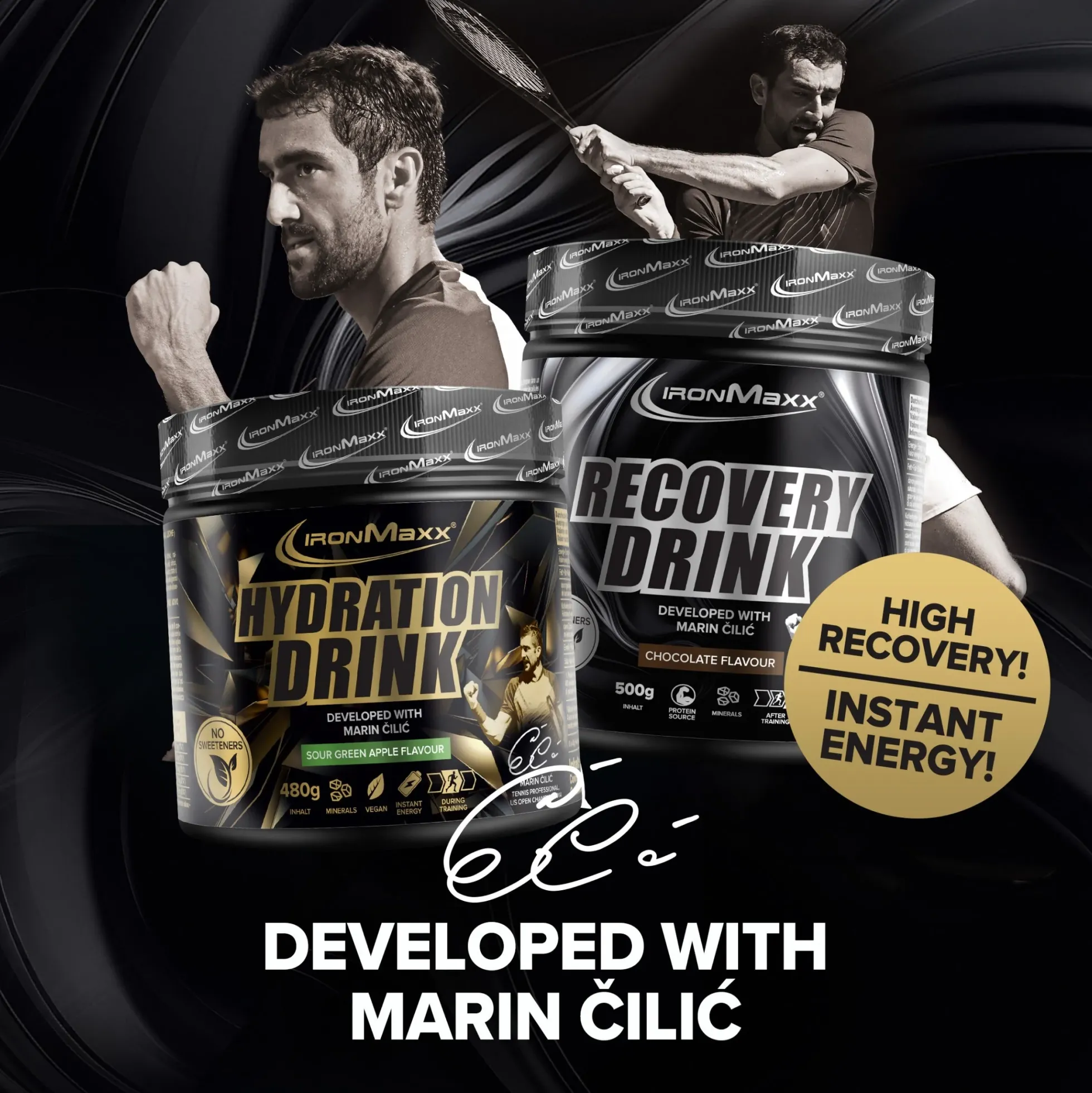 Recovery Drink Pulver by Marin Cilic (500g)