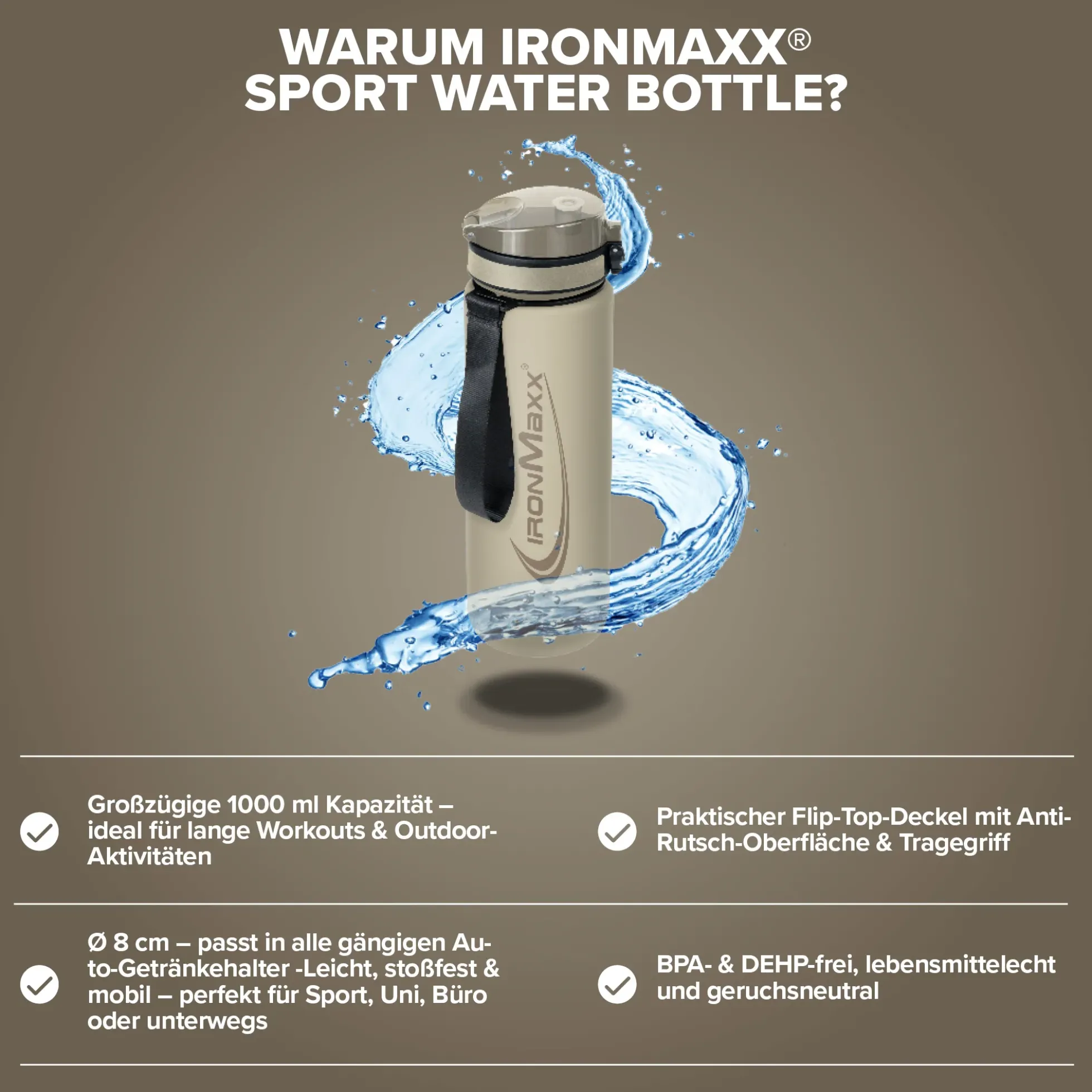 Sport Water Bottle (1000ml)