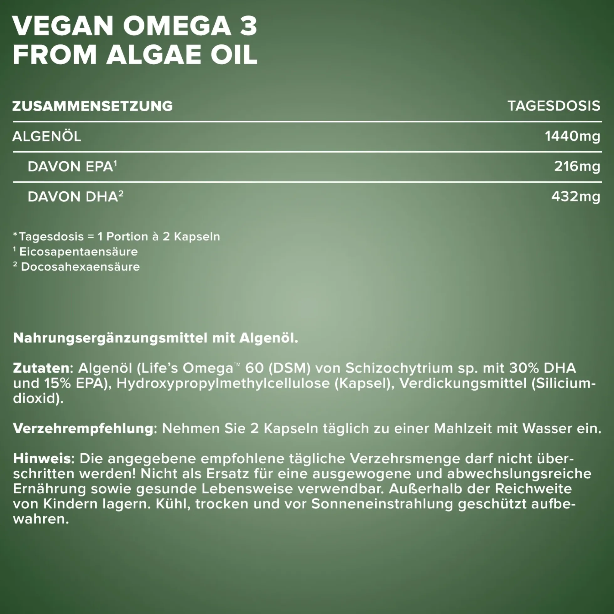 Vegan Omega 3