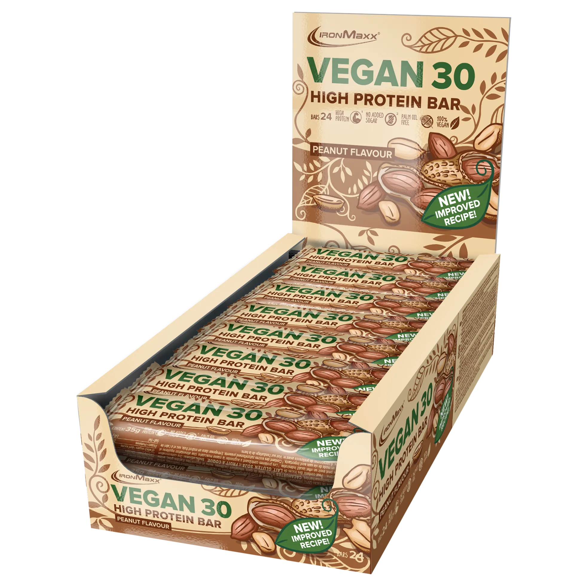 Vegan 30 Protein Riegel (24x35g)