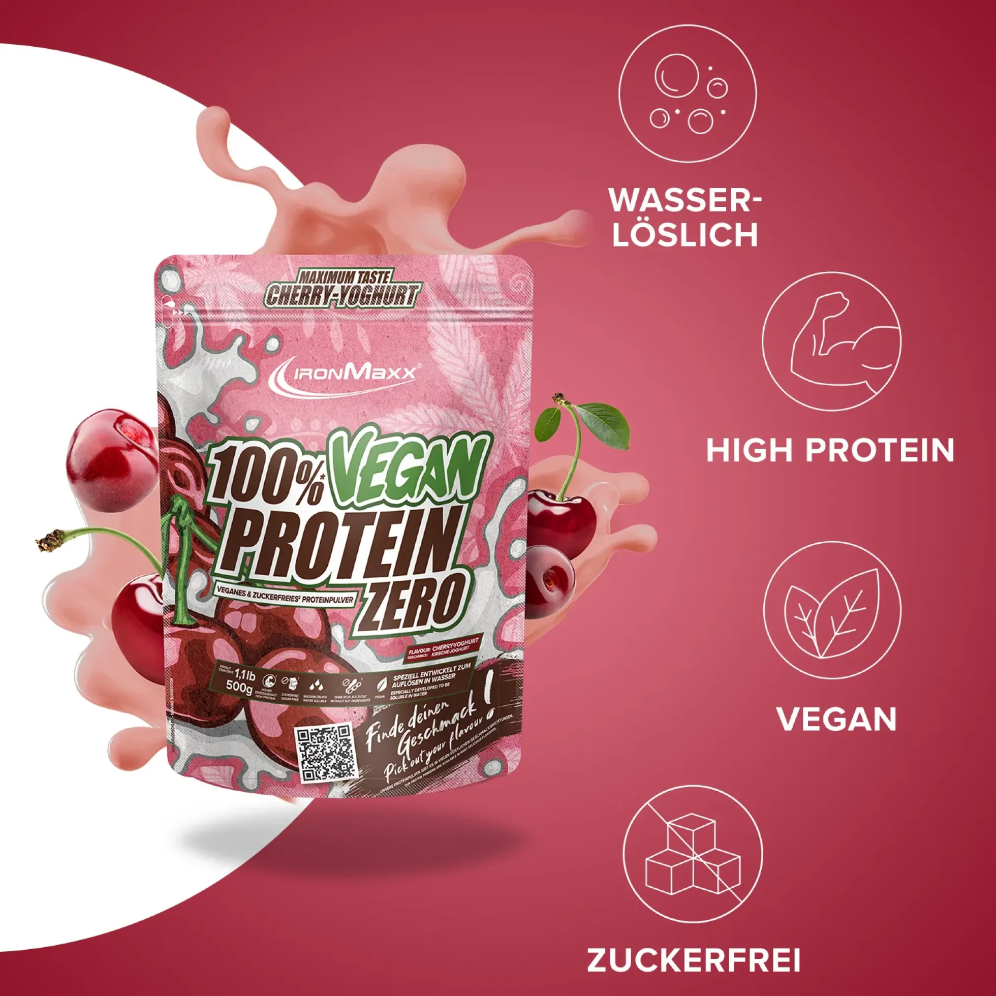 100% Vegan Protein Zero (500g)