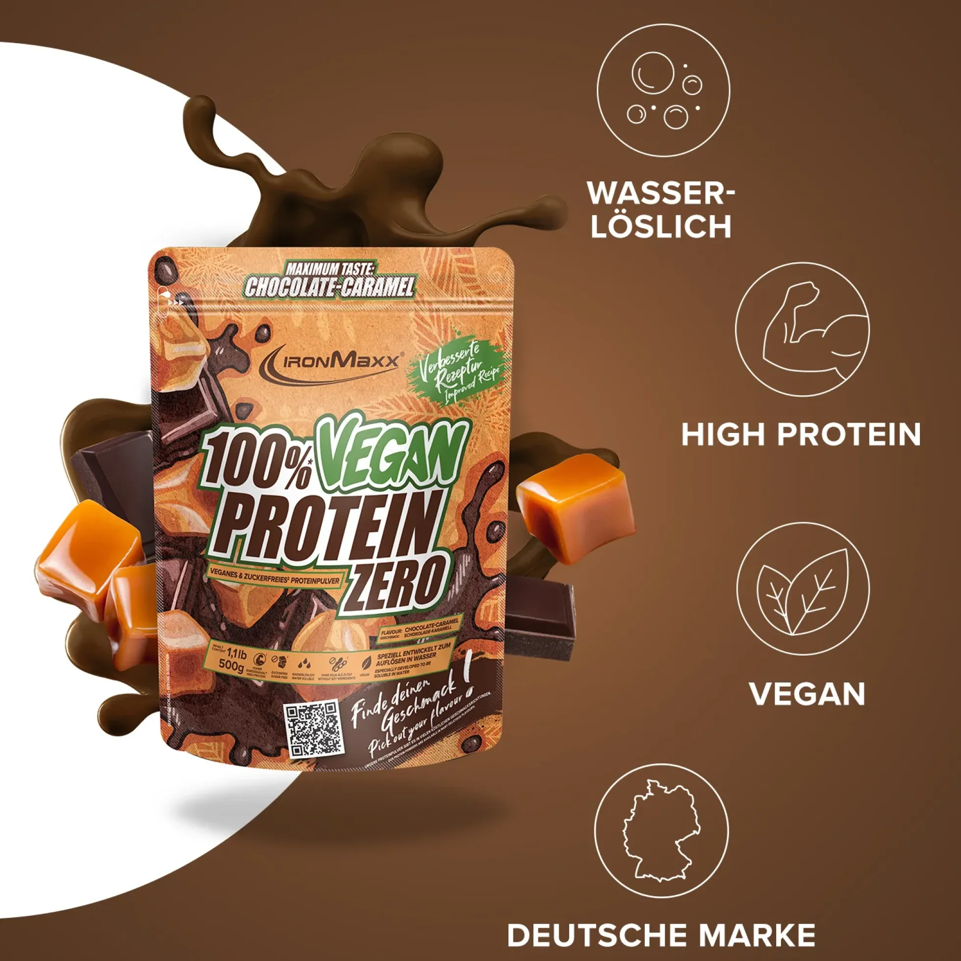100% Vegan Protein Zero (500g)