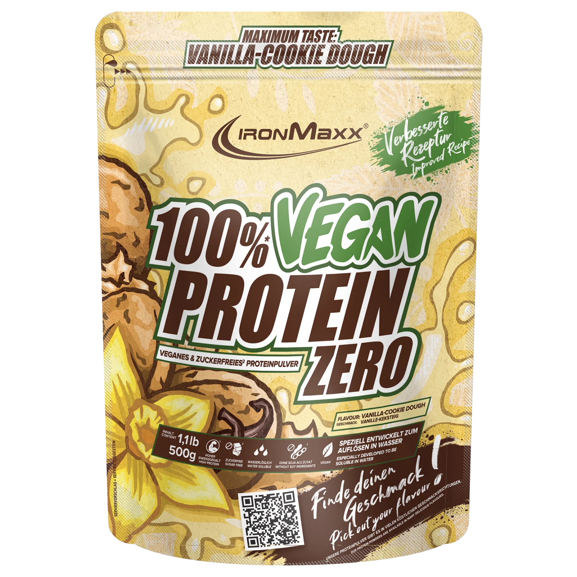 100% Vegan Protein Zero (500g)