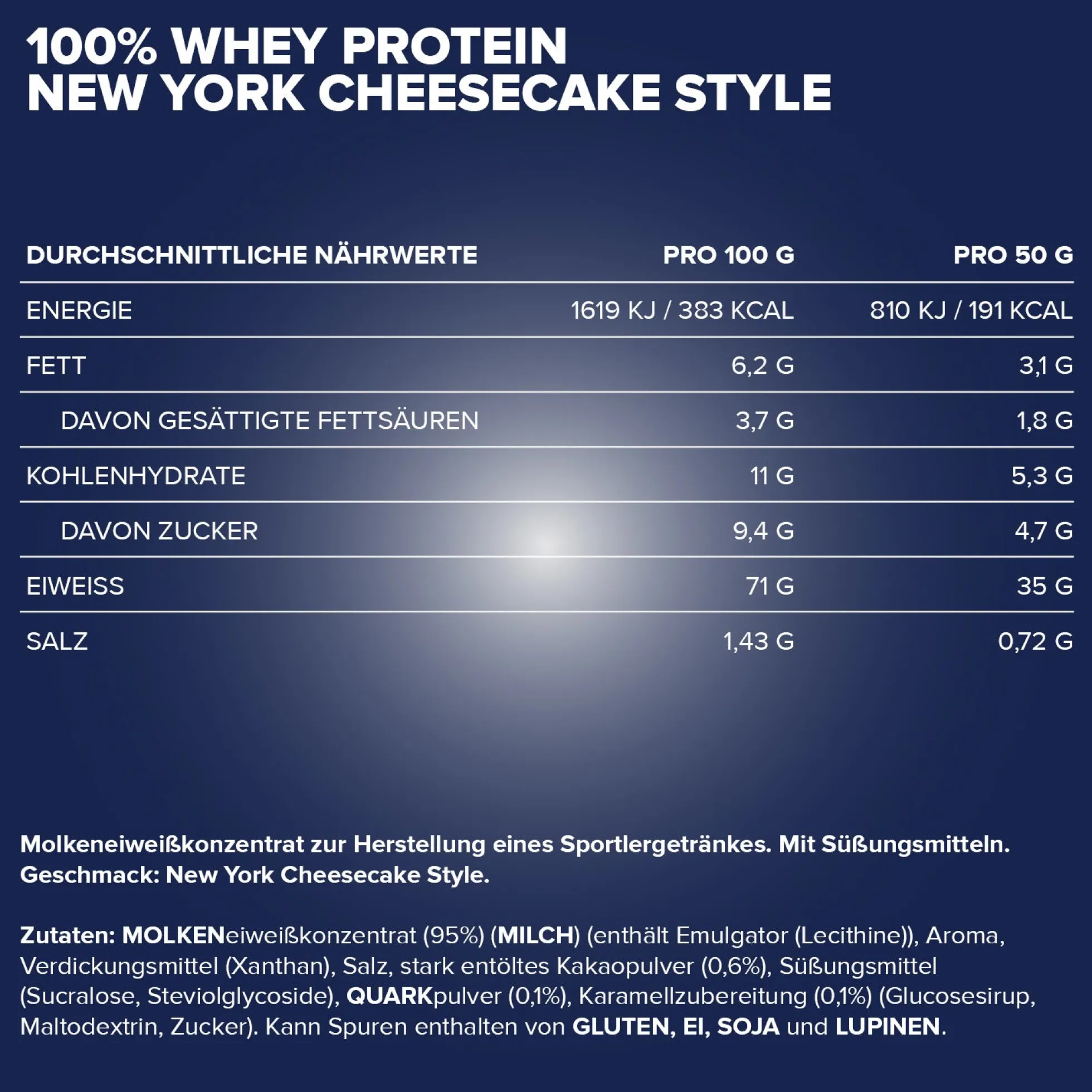 100% Whey Protein (900g)