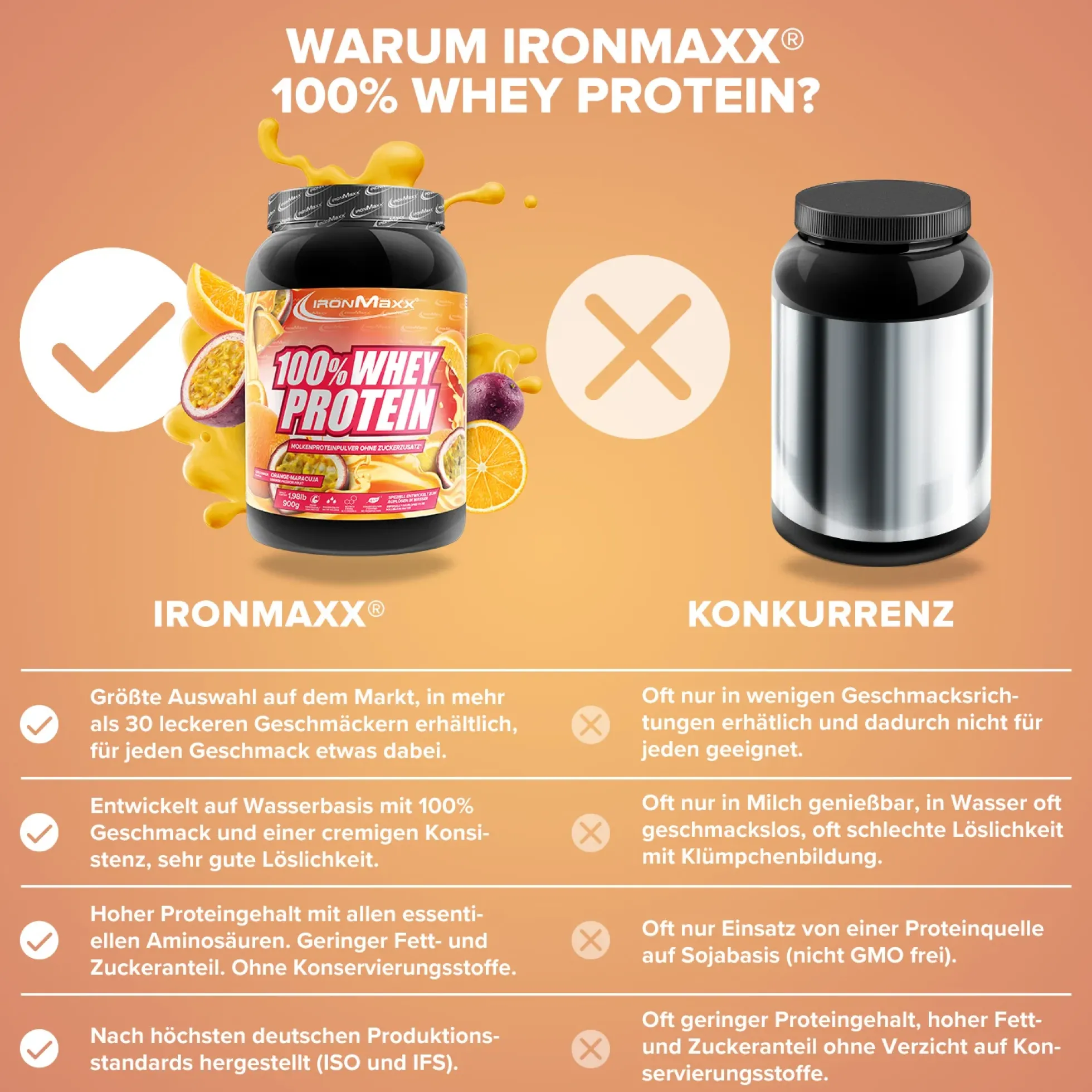 100% Whey Protein (900g)