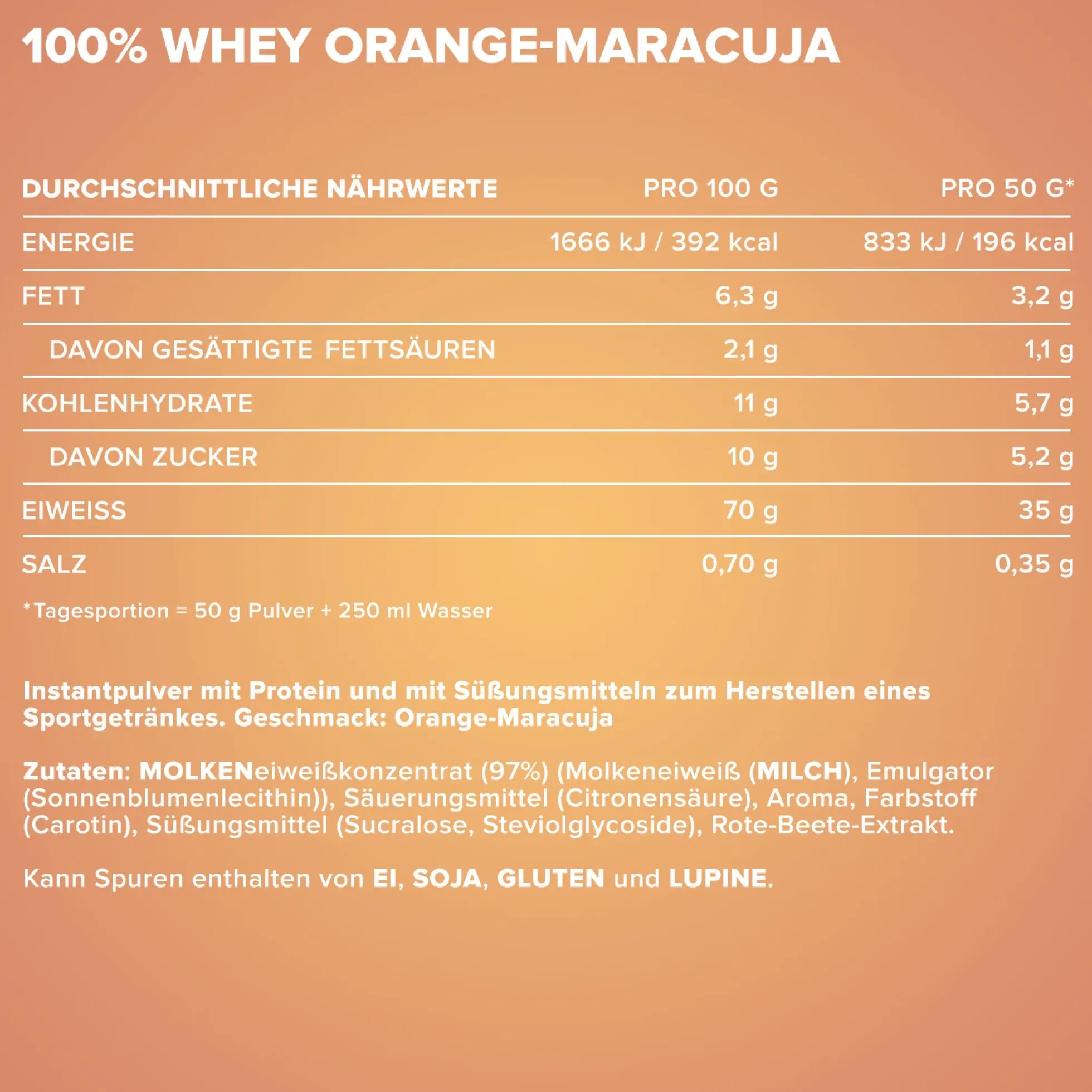 100% Whey Protein (900g)