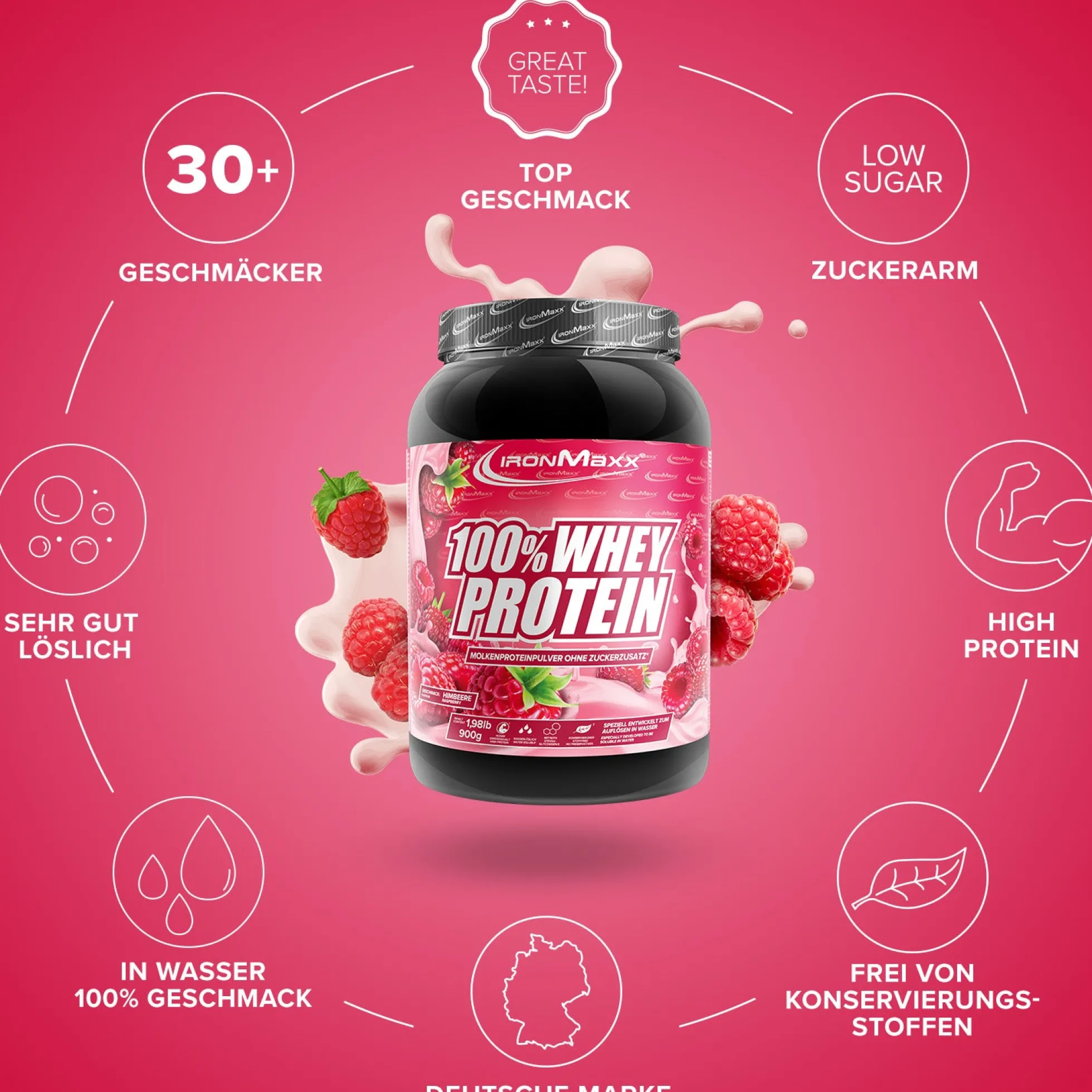 100% Whey Protein (900g)