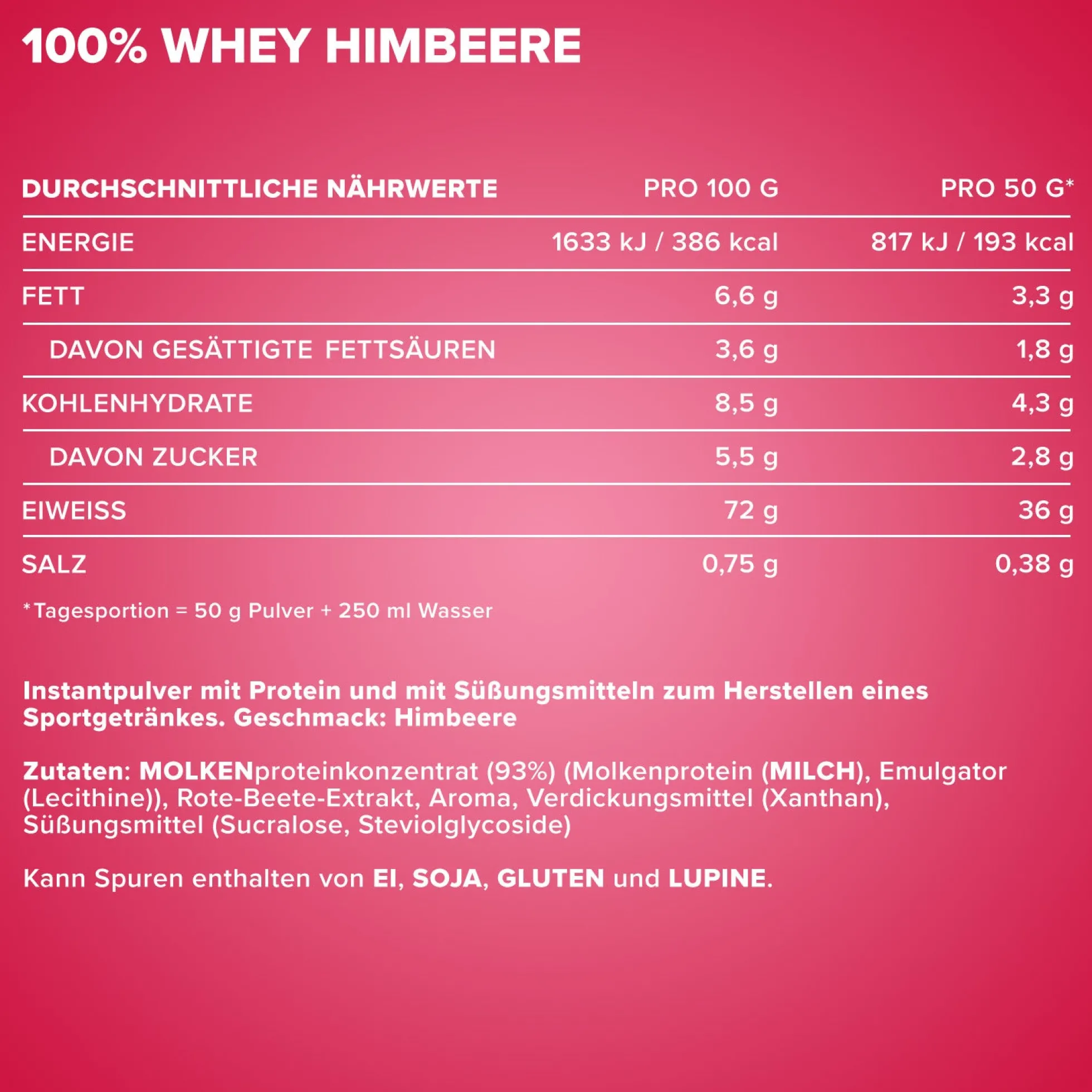 100% Whey Protein (900g)