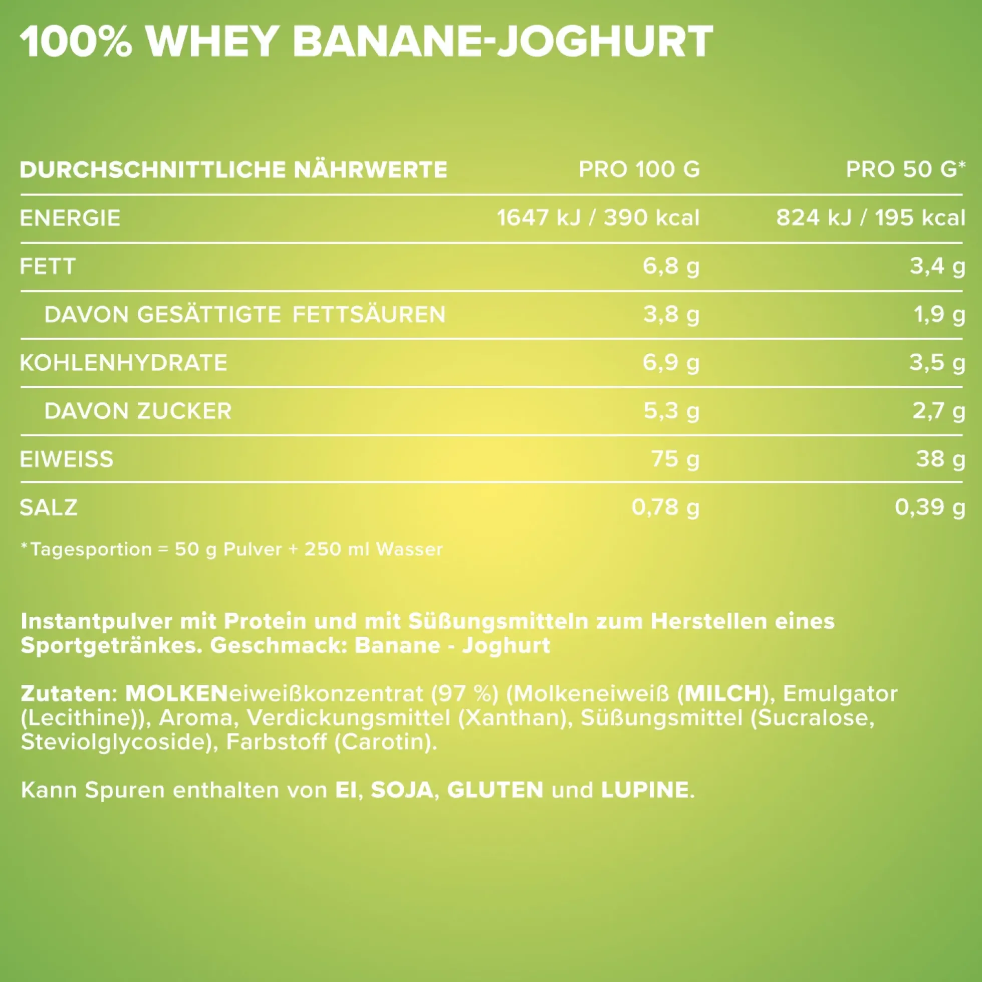 100% Whey Protein (2350g)