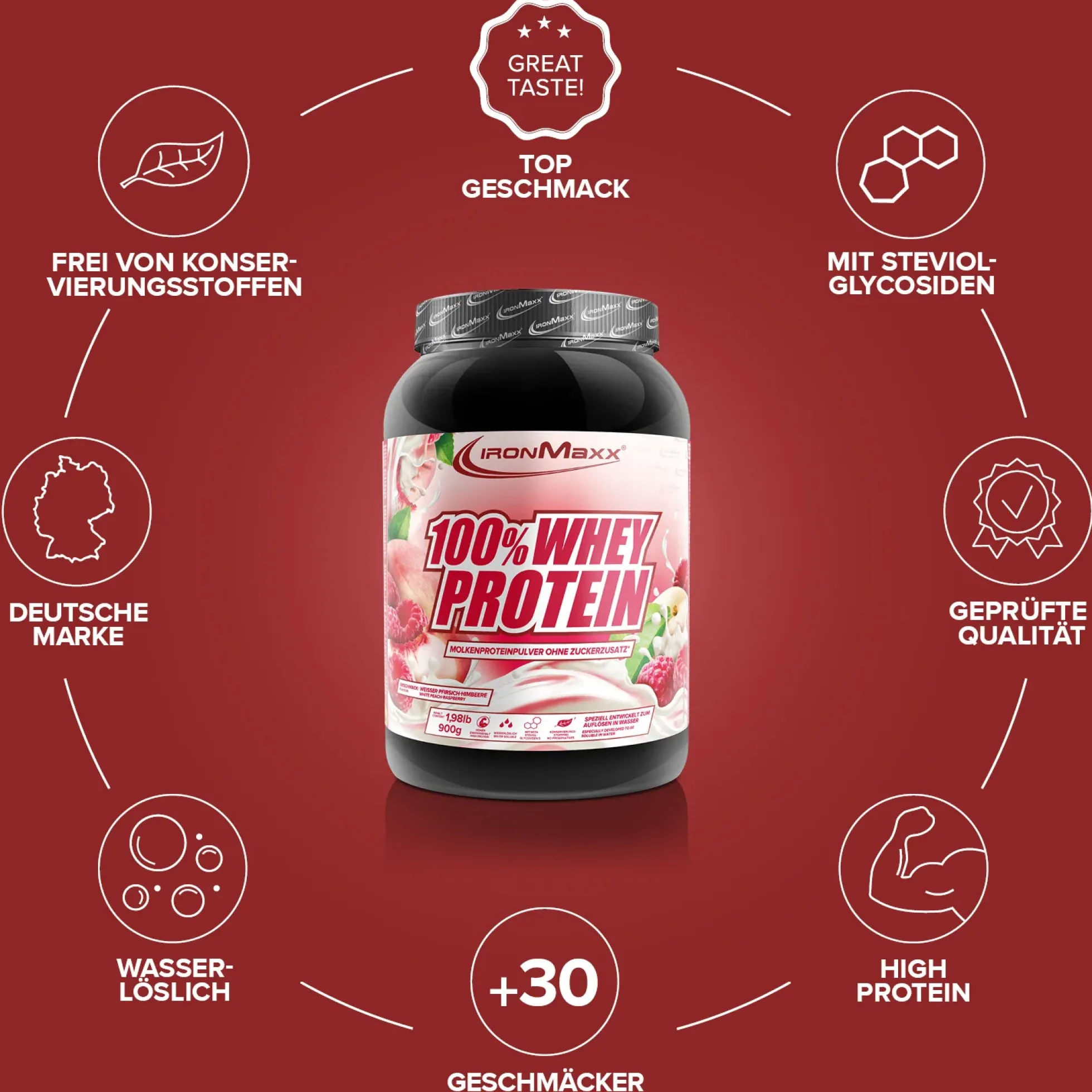 100% Whey Protein (900g)