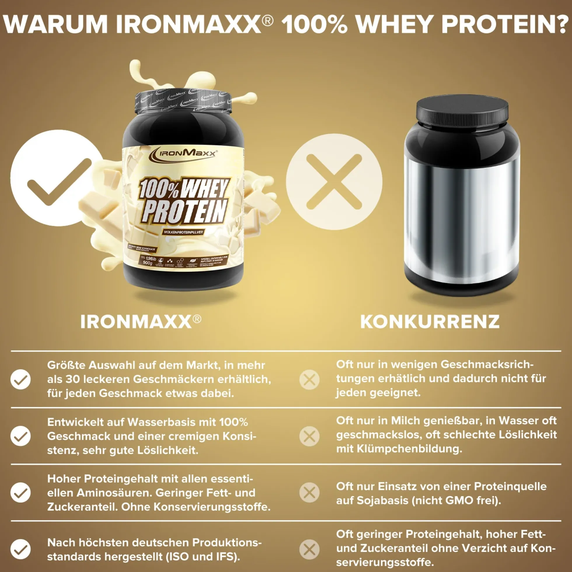 100% Whey Protein (900g)