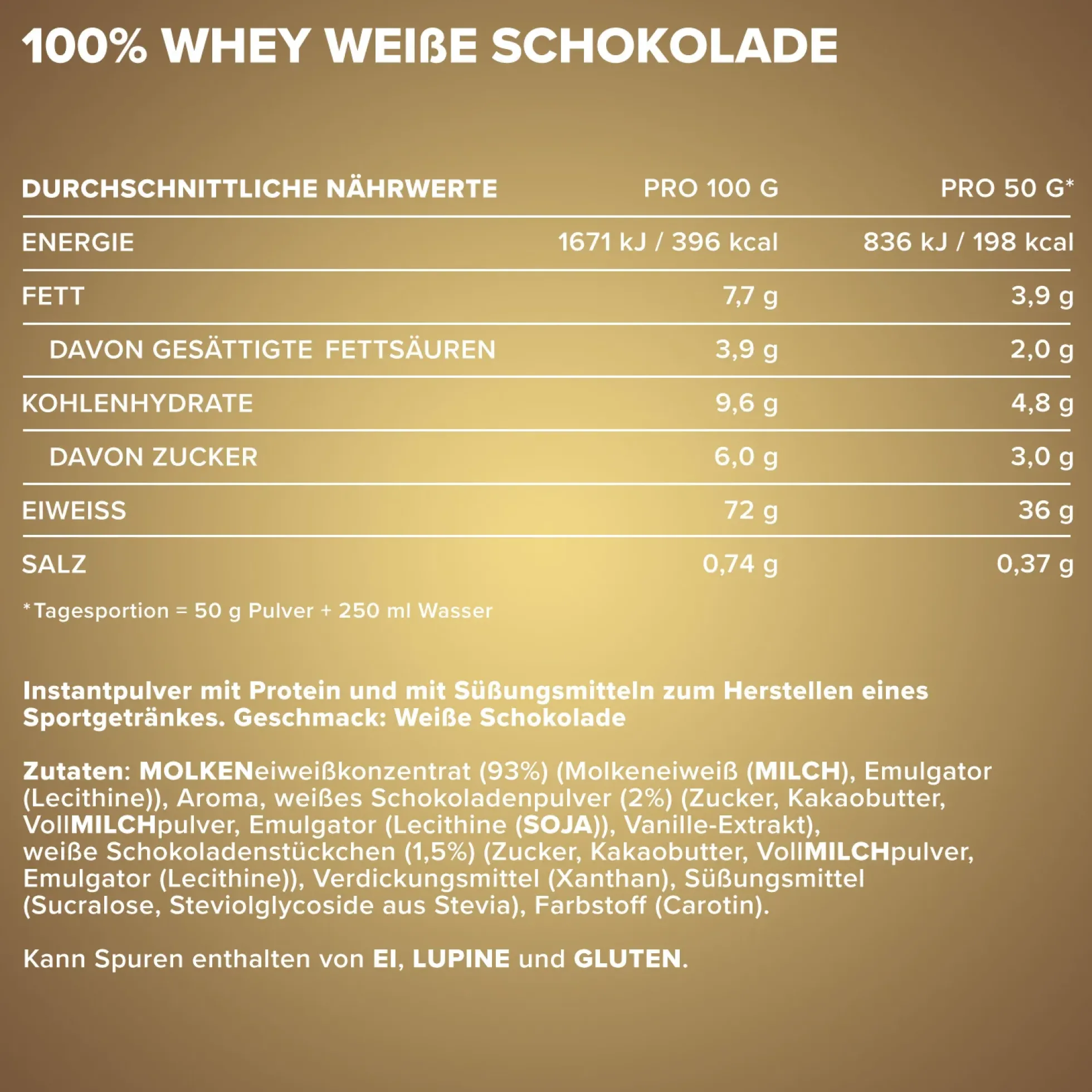 100% Whey Protein (900g)