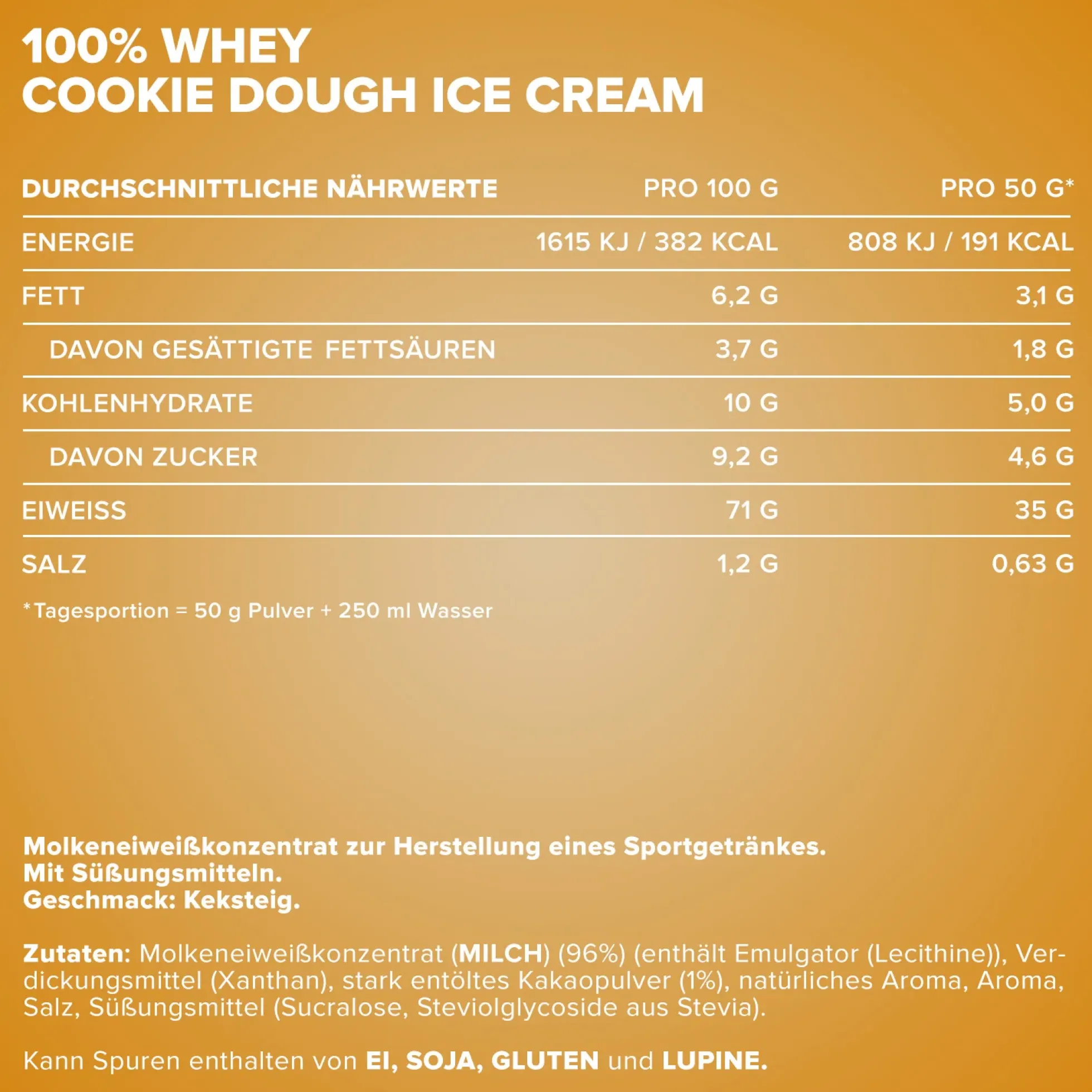 100% Whey Protein (500g)