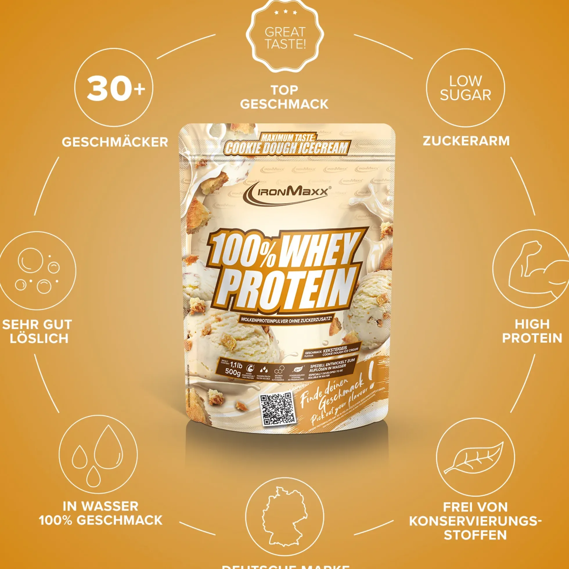 100% Whey Protein (500g)