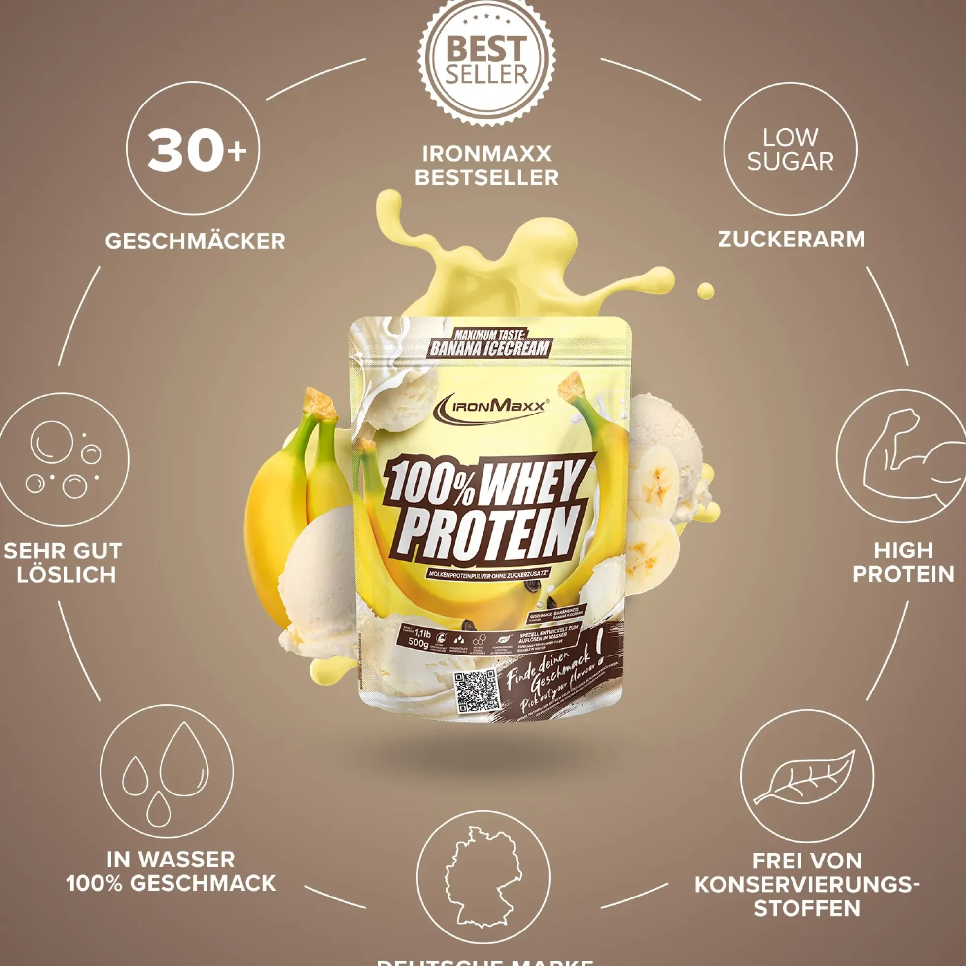 100% Whey Protein (500g)