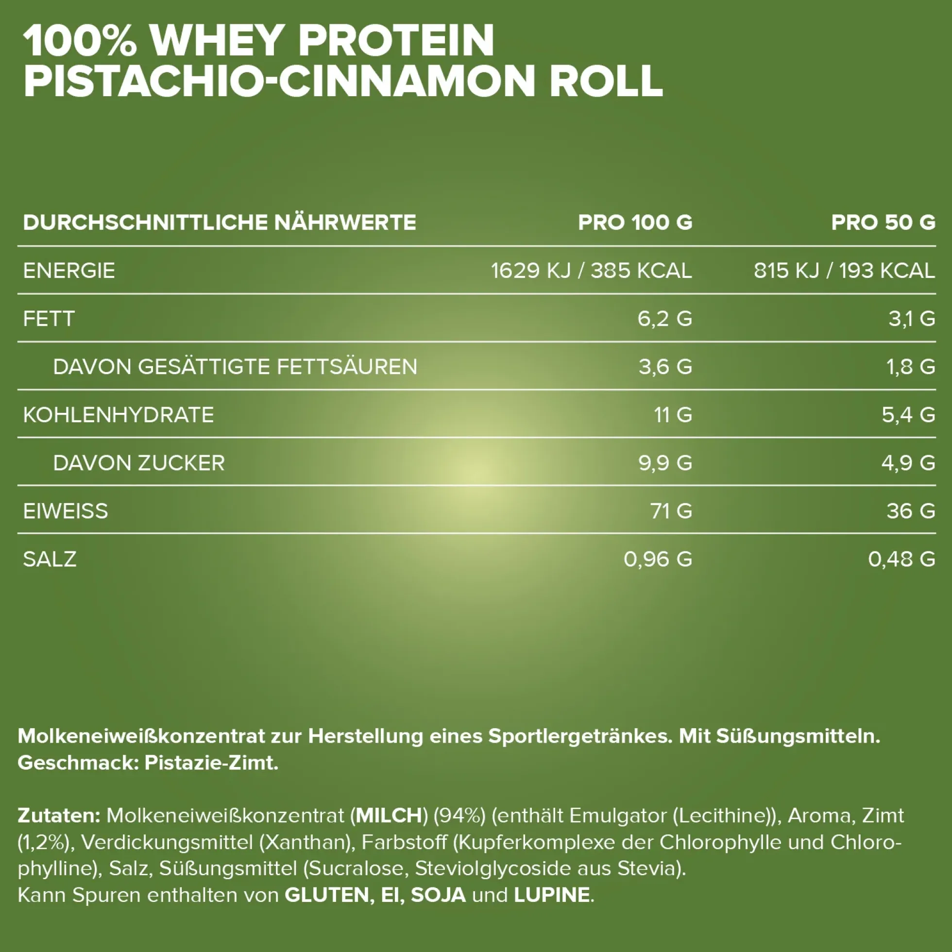 100% Whey Protein (500g)