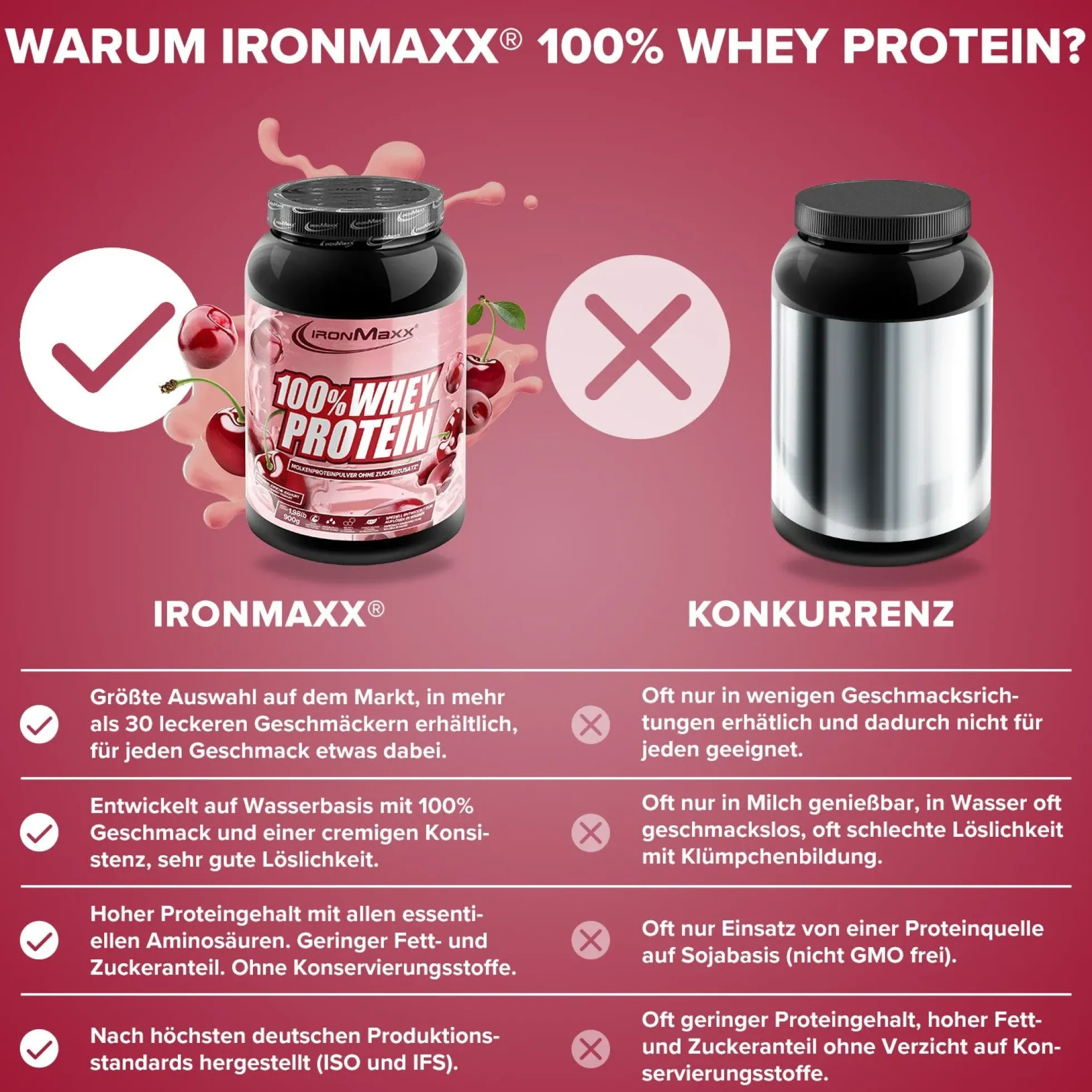 100% Whey Protein (900g)