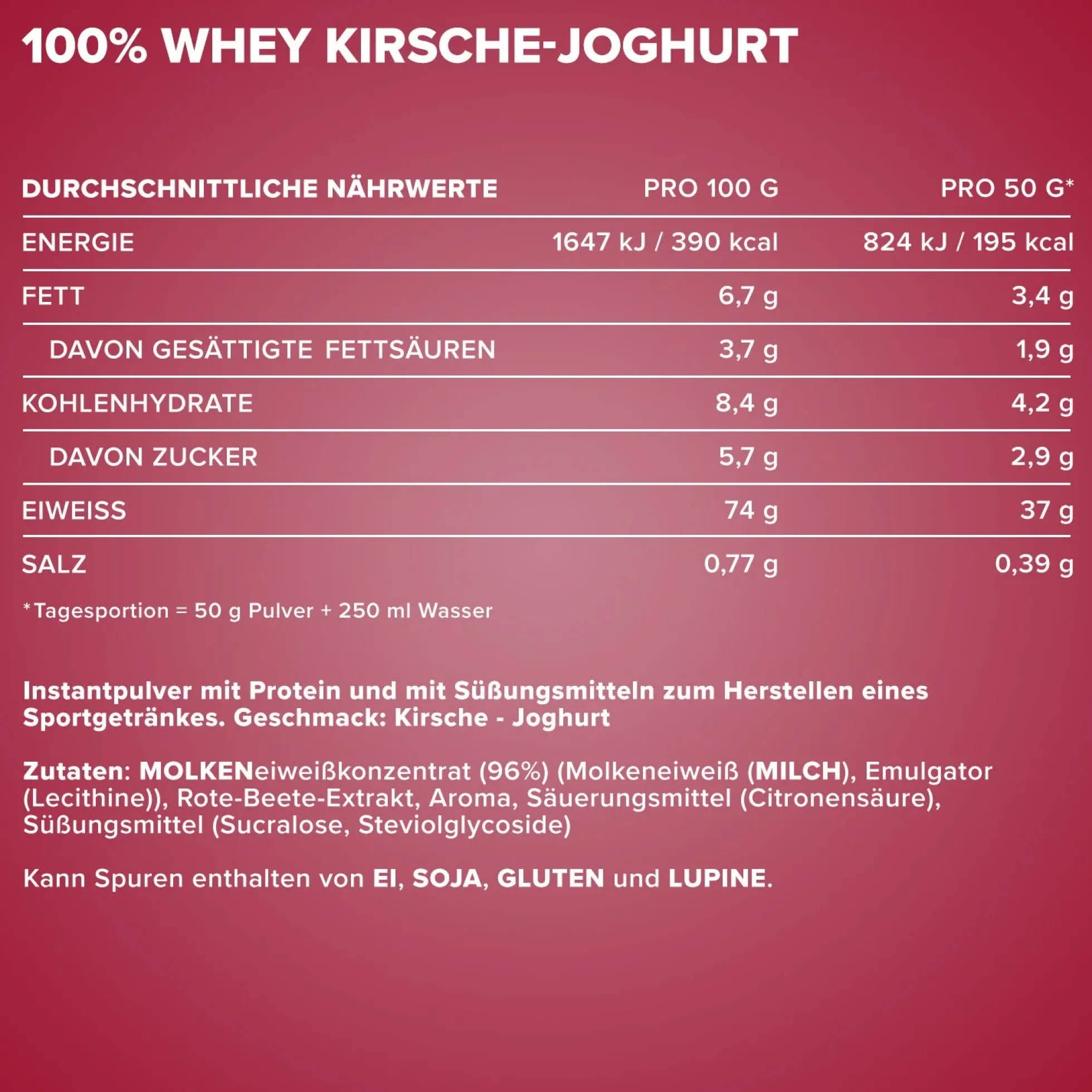 100% Whey Protein (900g)
