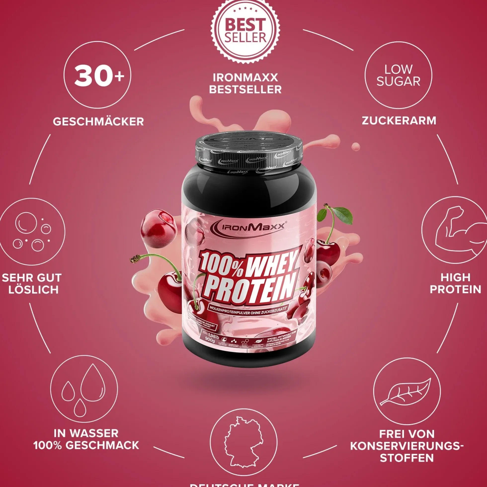 100% Whey Protein (900g)