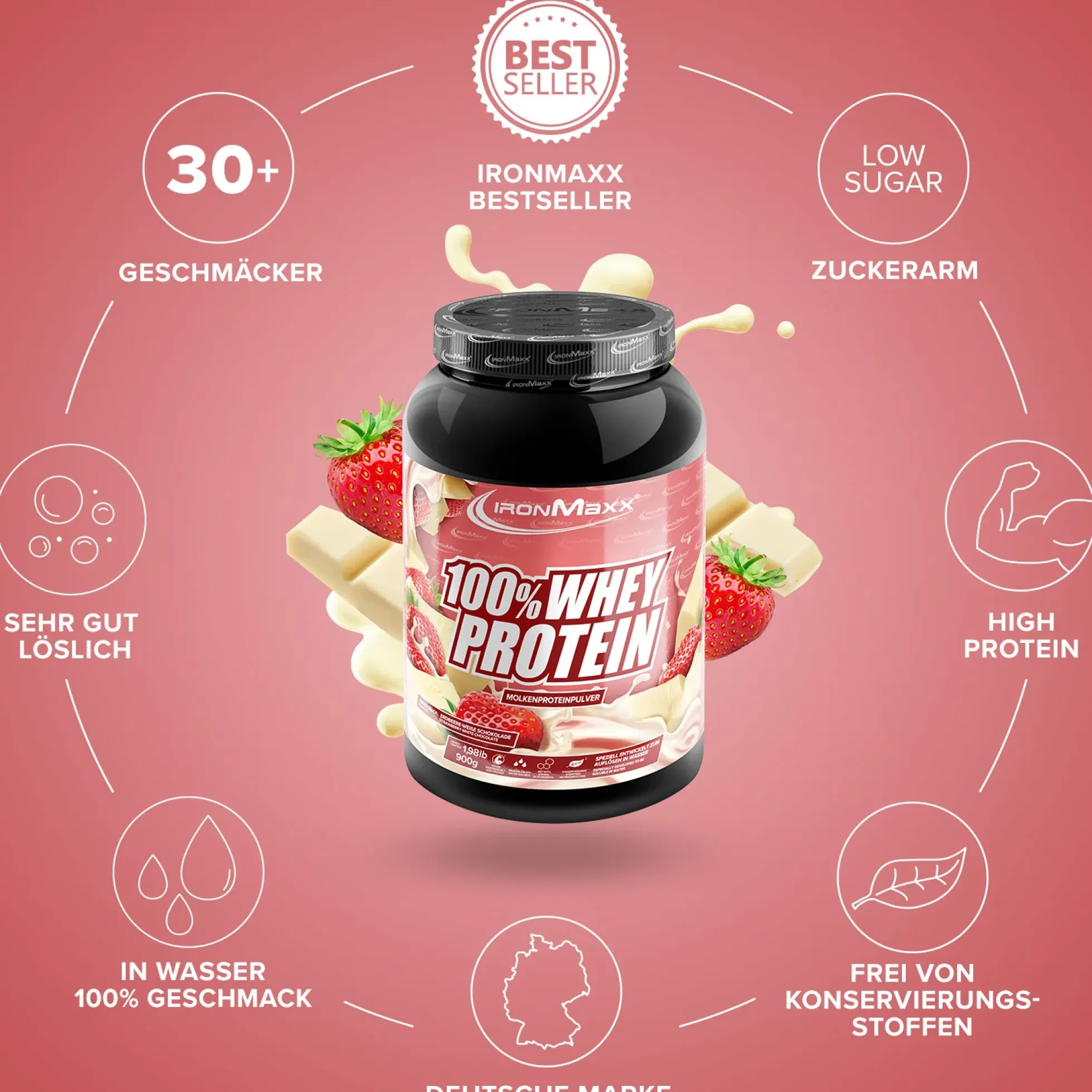 100% Whey Protein (900g)