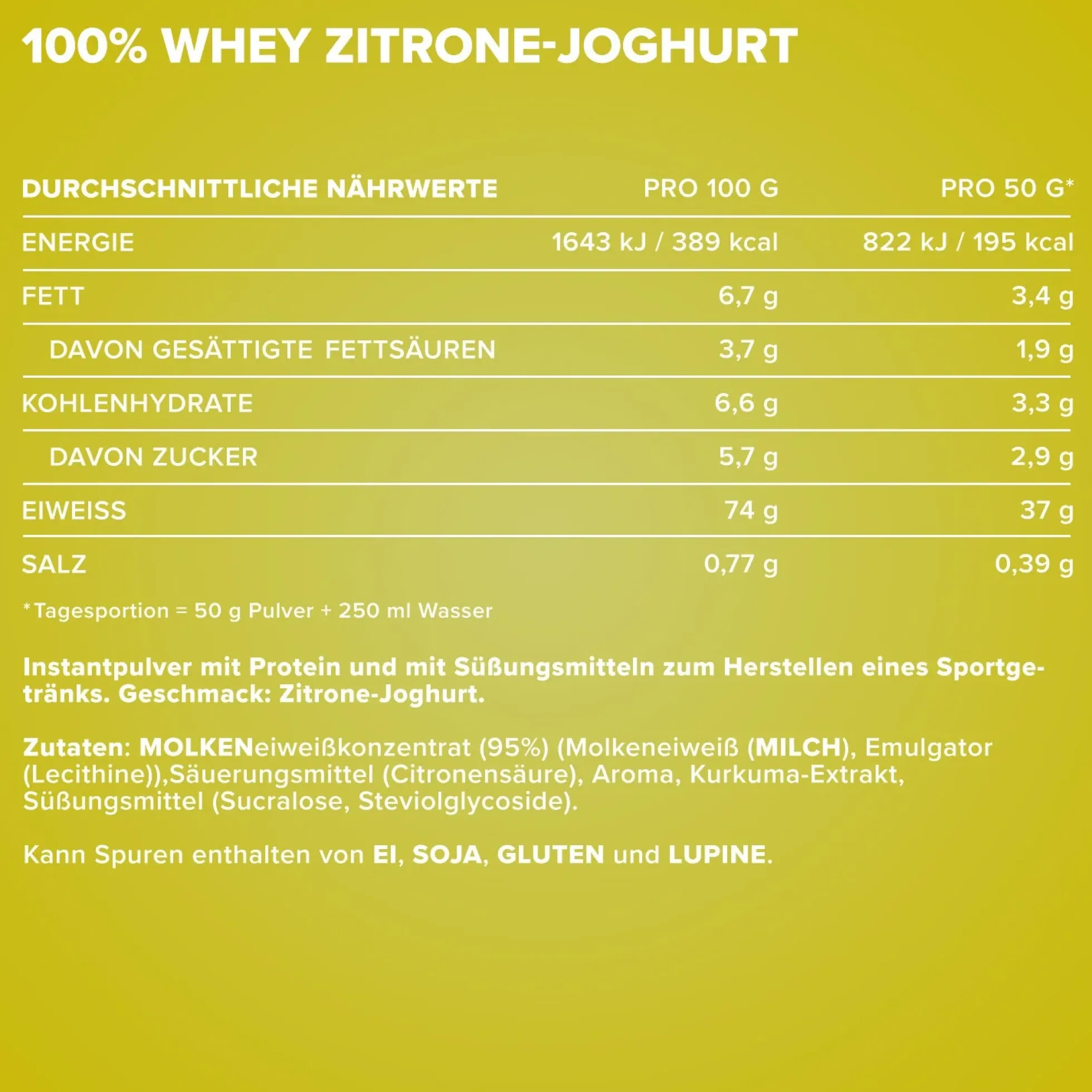 100% Whey Protein (900g)