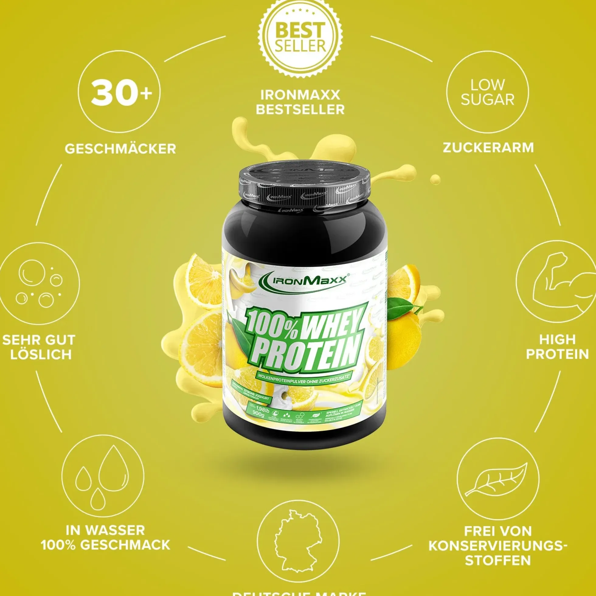 100% Whey Protein (900g)
