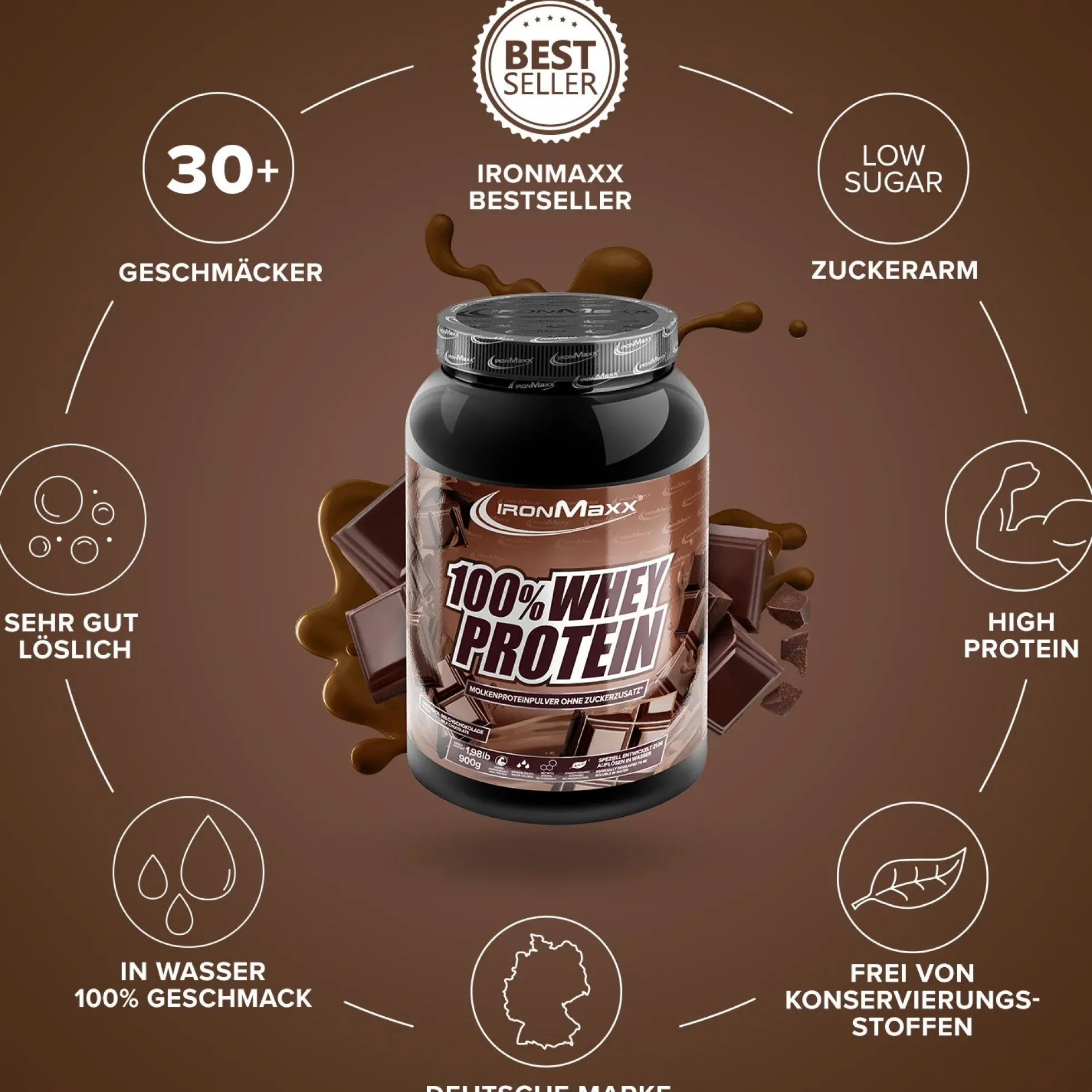 100% Whey Protein (900g)