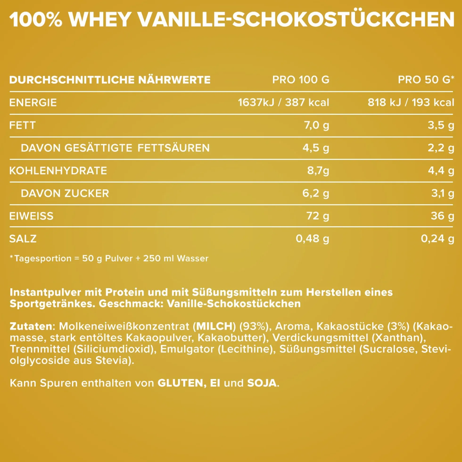 100% Whey Protein (500g)