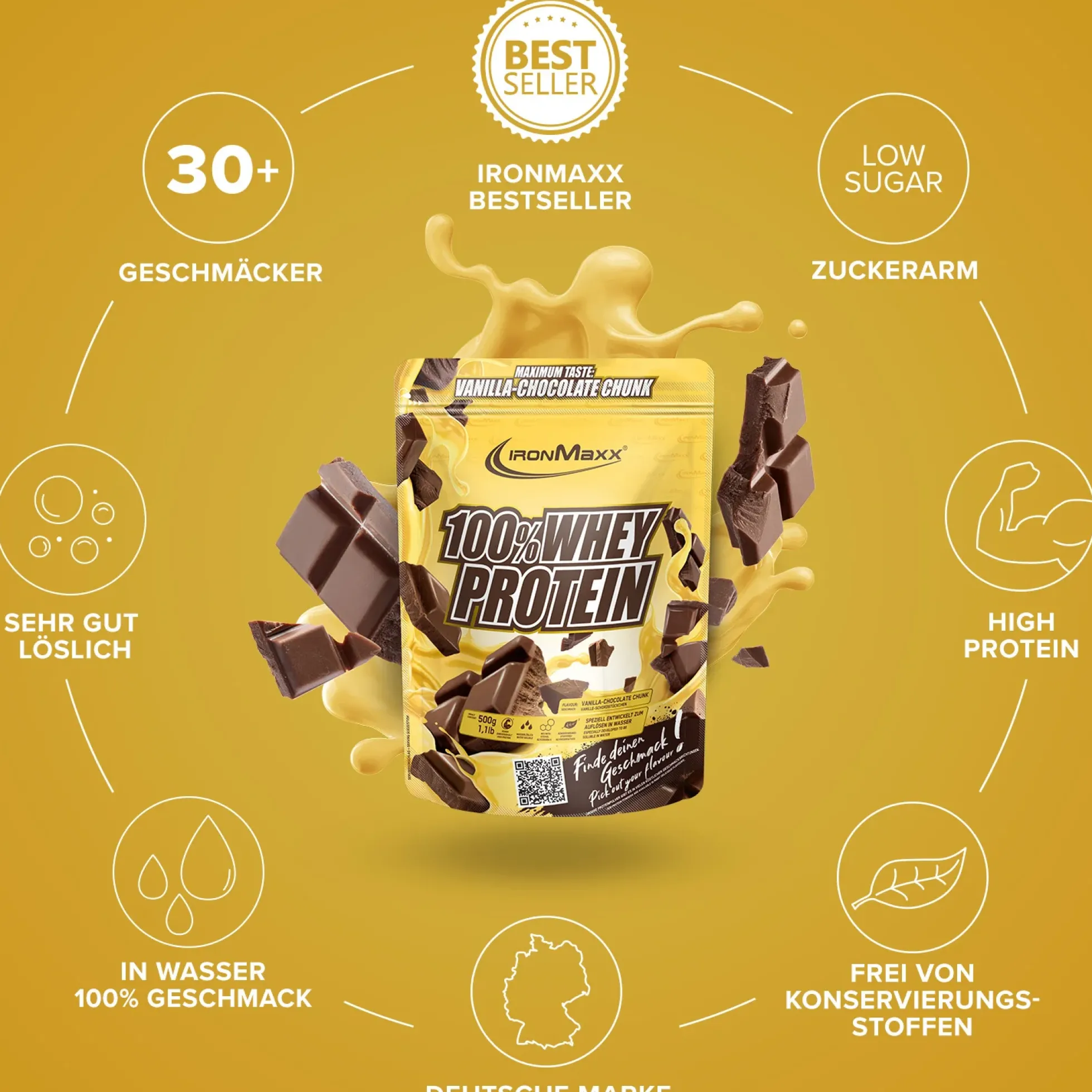 100% Whey Protein (500g)