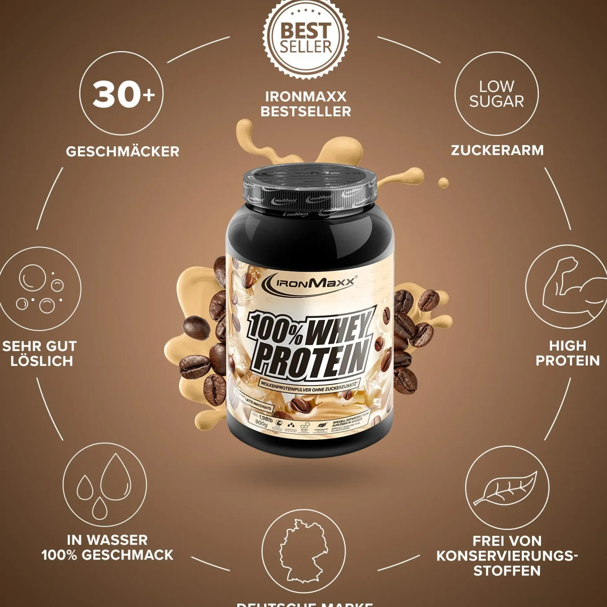 100% Whey Protein (900g)
