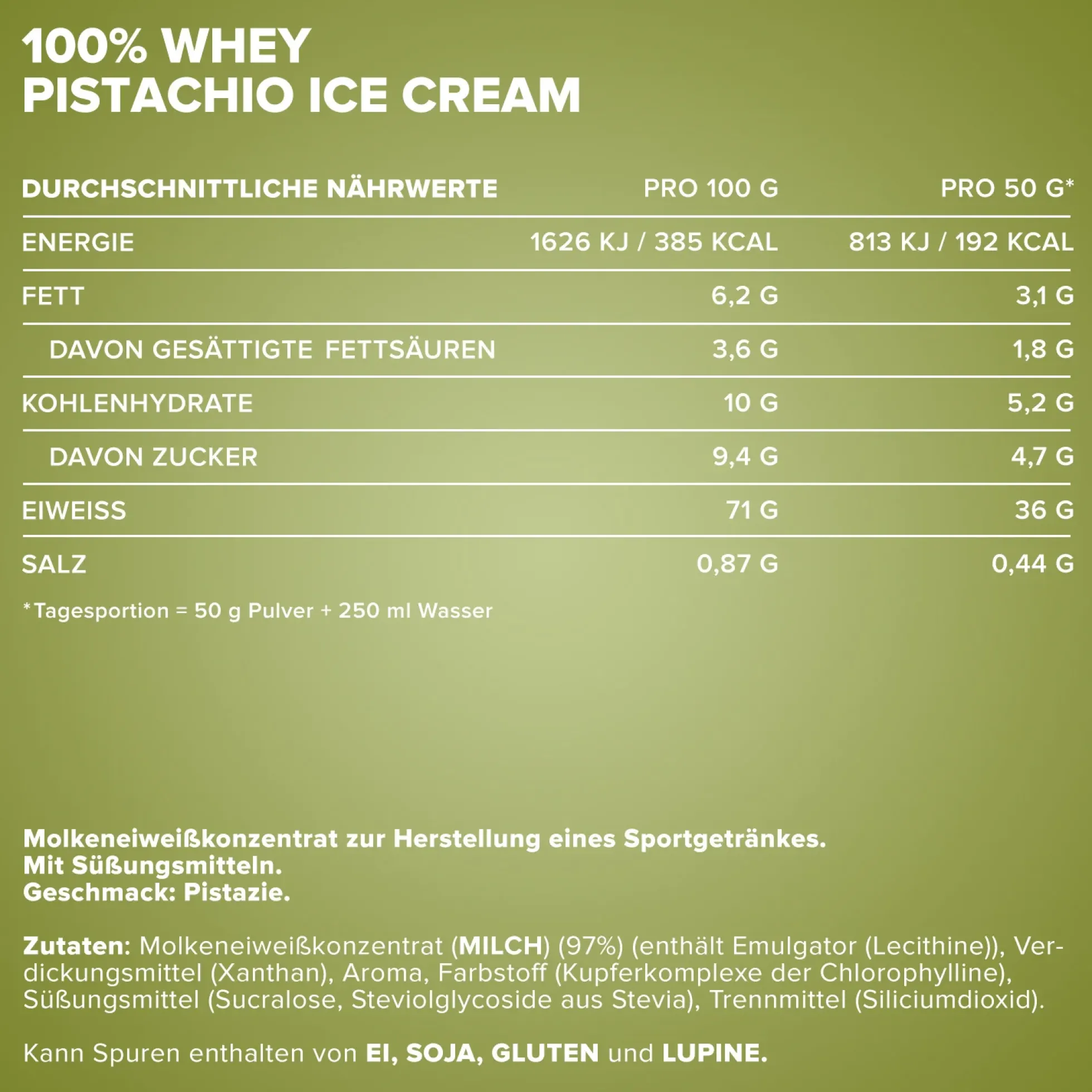 100% Whey Protein (500g)